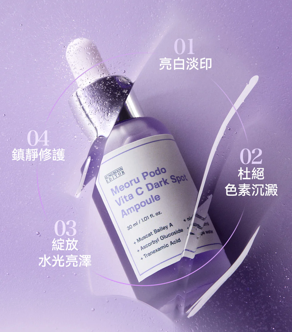 【7日美白透亮】Sungboon Editor🍇山葡萄維他命C亮白精華✨