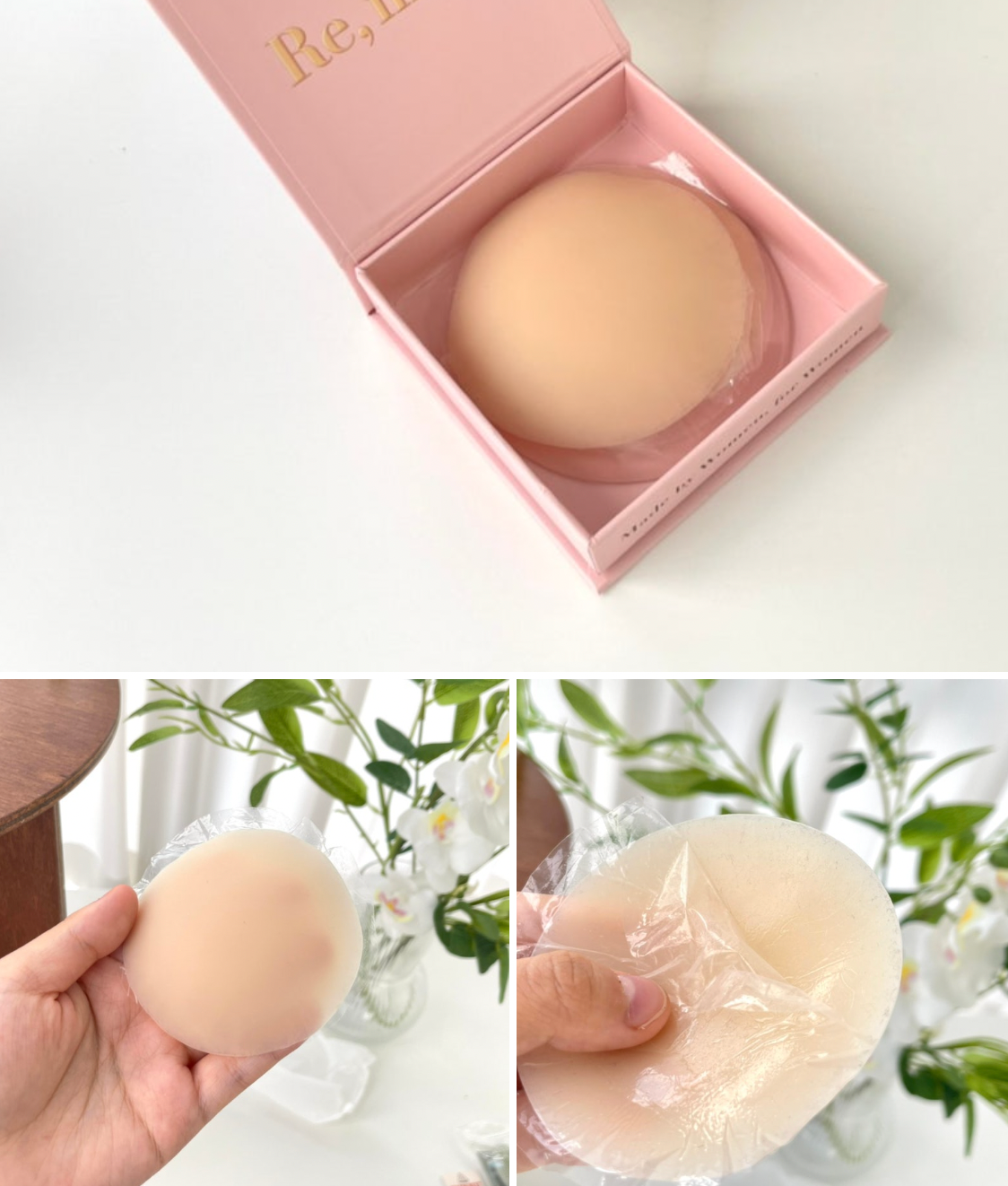 ♡露背~小吊帶自由|🇰🇷Remove 黏貼性隱形矽膠乳貼 |韓國超熱賣💕