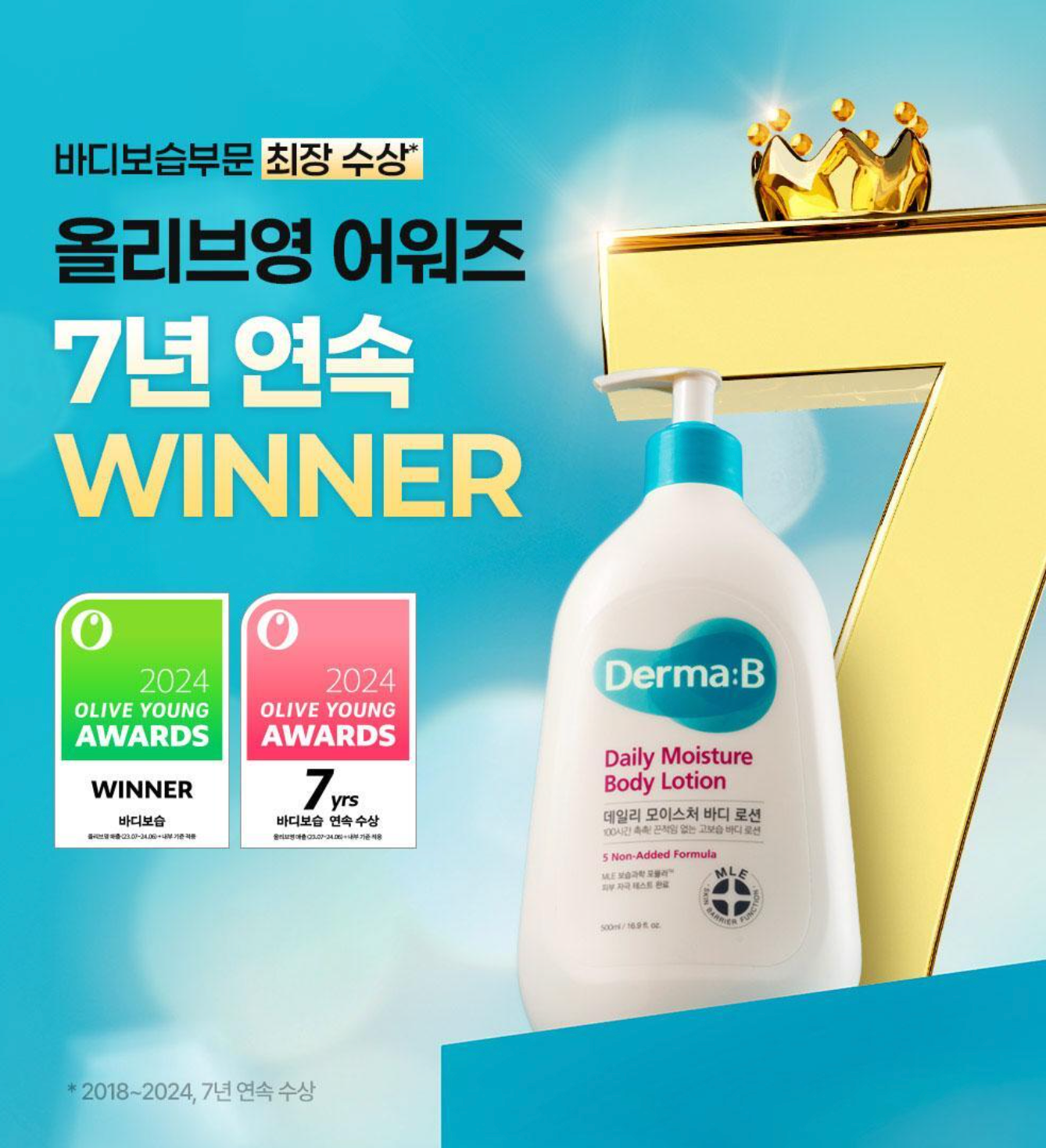 OY第一名💗 Derma:B 迷人清香持久保濕身體乳液