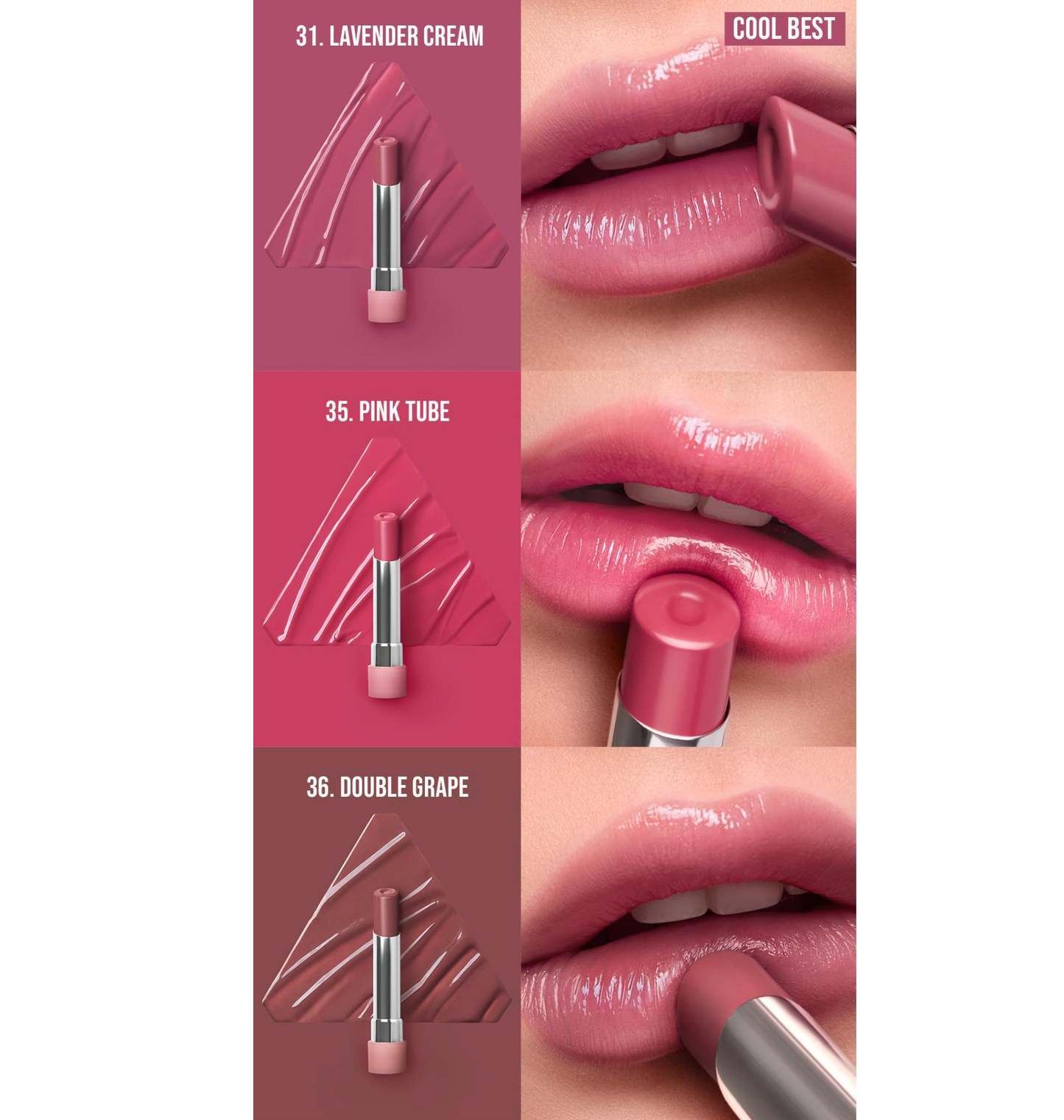 送匙扣套|3CE 🍒Glazy Lip Glow Lipstick 水潤精華保濕唇膏