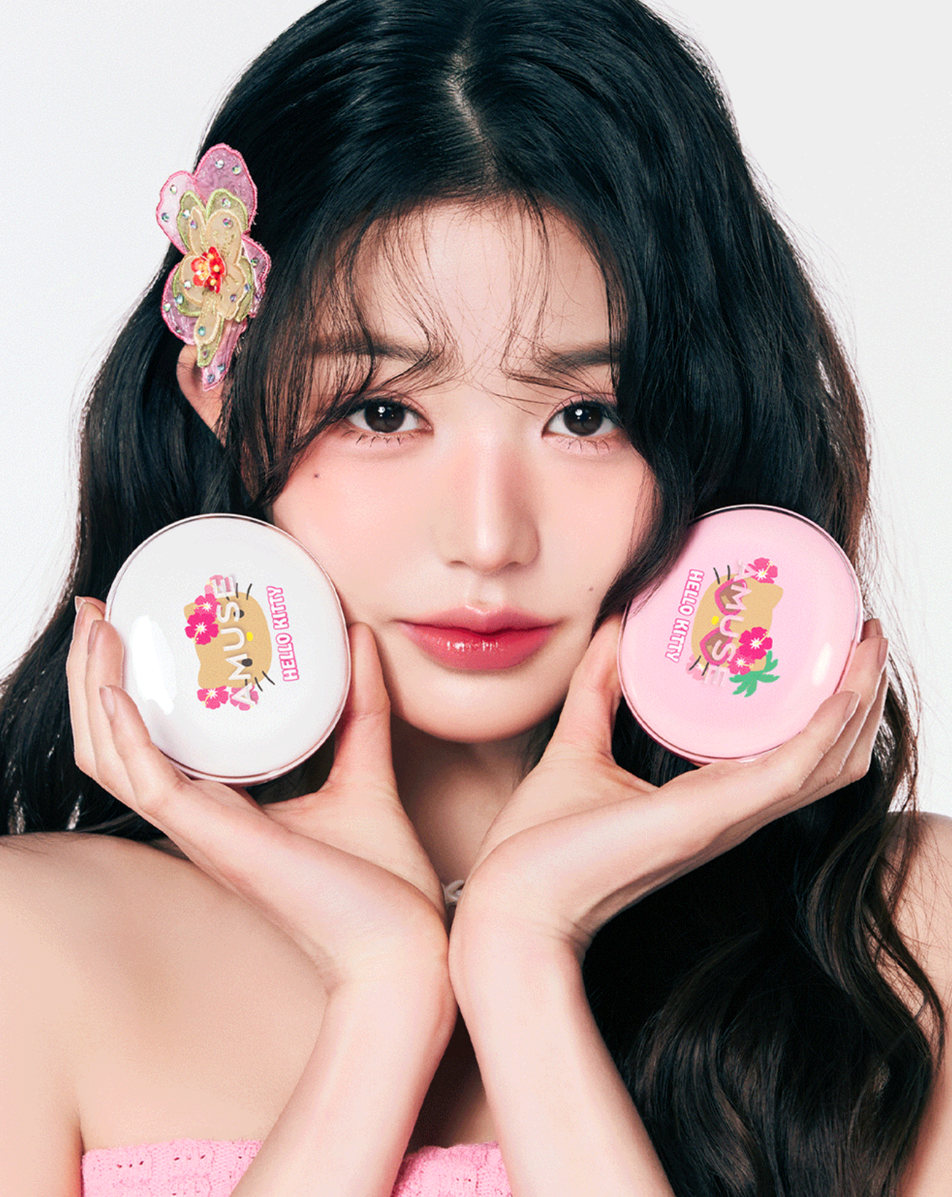 Amuse x HelloKitty 🎀 陶瓷柔霧氣墊套裝|員瑛無瑕肌秘密!