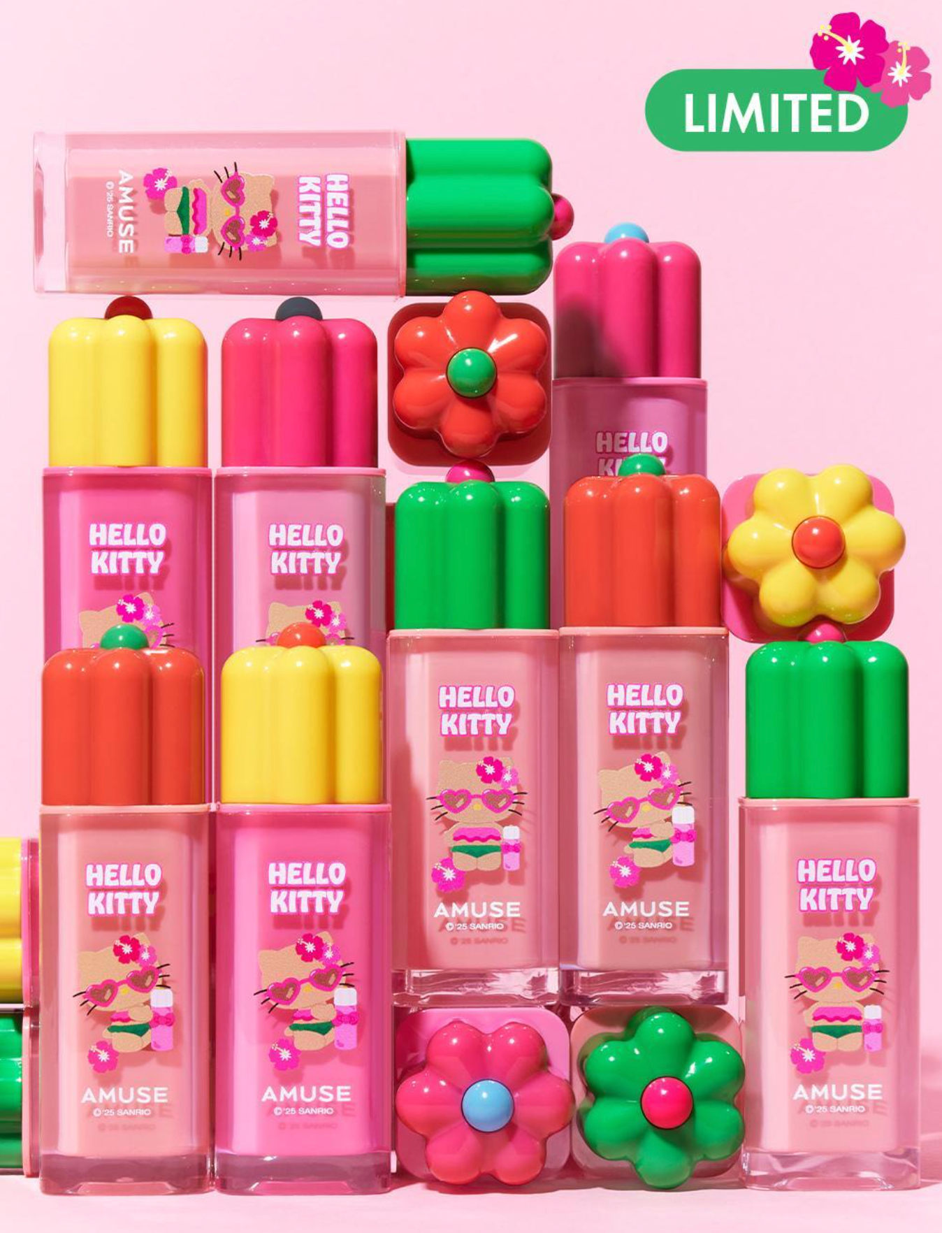 AMUSE x HelloKitty 🌼 小雛菊露水唇釉✨