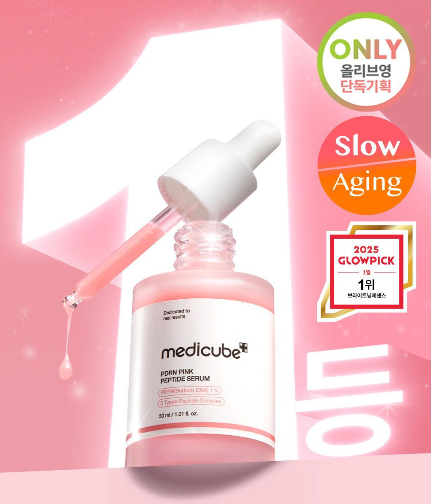 80ml優惠組|Medicube 💖 PDRN 粉紅胜肽膠原蛋白安瓶