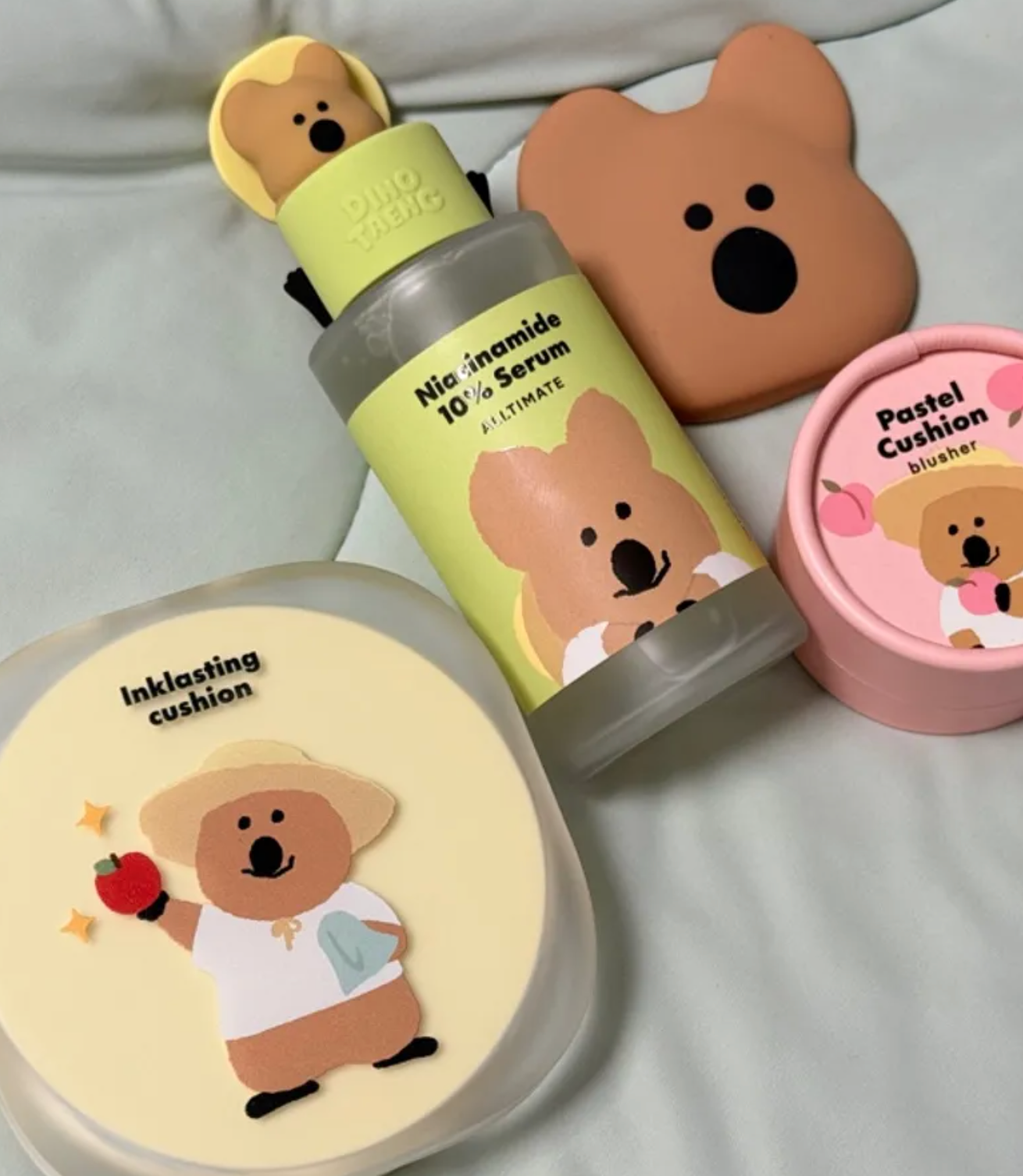 The Face Shop x DinoTaeng 柿子熊💚聯名 - 煙酰胺收毛孔控油精華✨