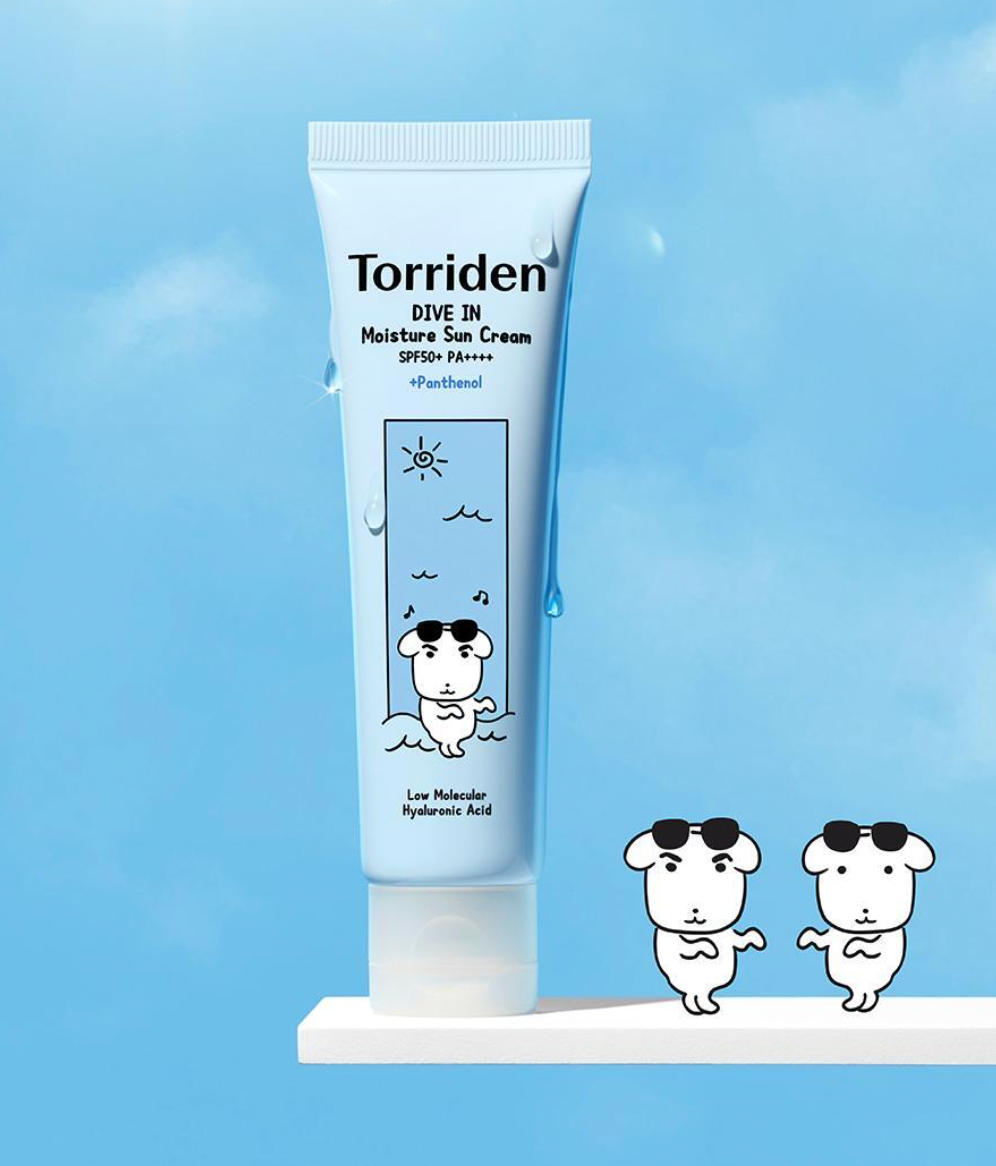 Torriden x Ganadi 💙 低分子透明質酸清透防曬霜