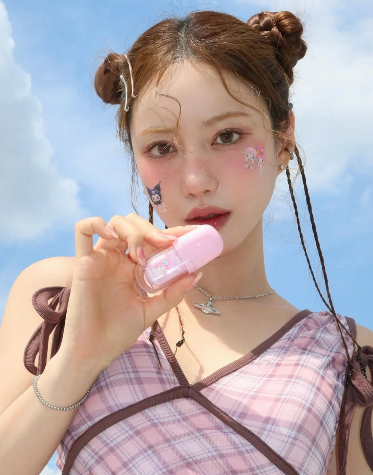 AMUSE X MY MELODY & KUROMI 💜 BEBE TINT 豐盈水光唇釉