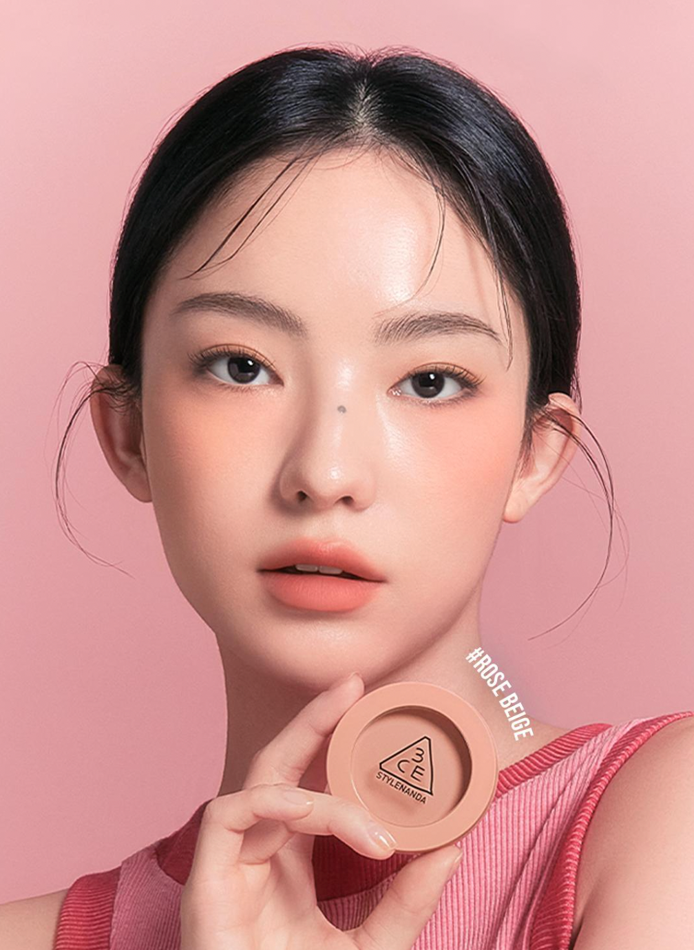 送腮紅掃|3CE 💖 Mood Recipe 柔霧單色胭脂