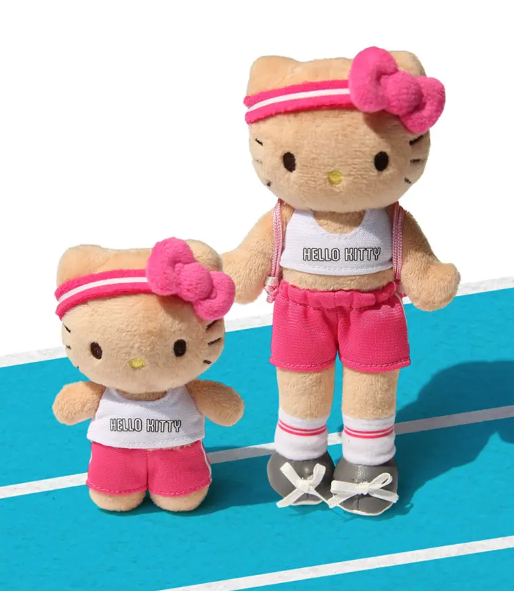 Sanrio x Olive Young ⚽️ 「Cutie Run」系列 💖 長腿Kitty掛飾