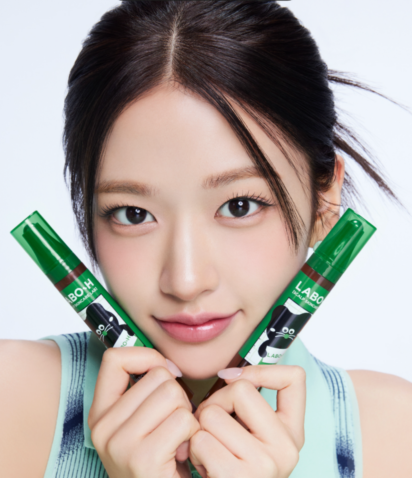 送小黑貓化妝包|拯救髮際線!LABO H 🍀 益生菌生髮滾珠精華✨