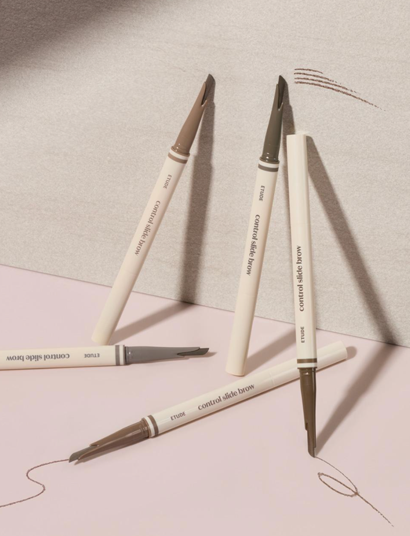 Etude x 土豆熊系列 🐻✨Control Slide Brow 超流暢眉筆