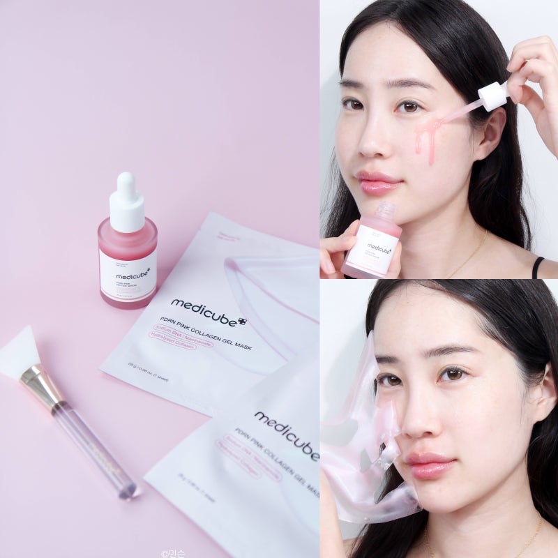 80ml優惠組|Medicube 💖 PDRN 粉紅胜肽膠原蛋白安瓶