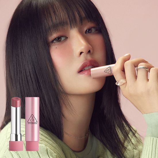 送匙扣套|3CE 🍒Glazy Lip Glow Lipstick 水潤精華保濕唇膏