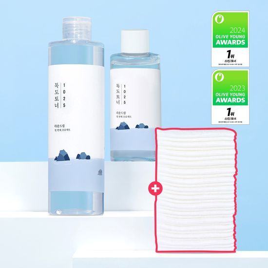 300+100ml|RoundLab🐳玻尿酸保濕爽膚水✨送30片濕敷棉