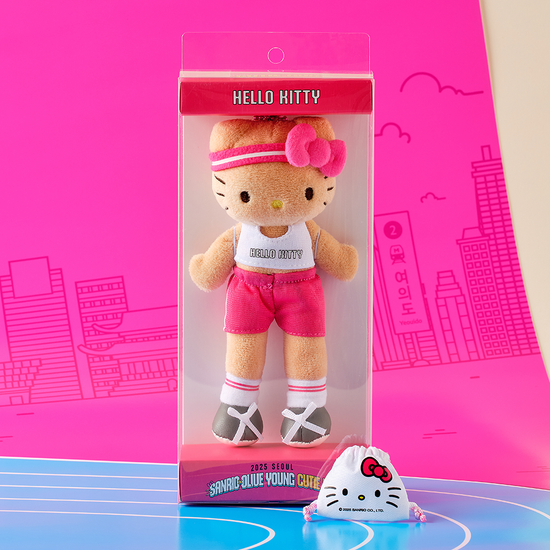 Sanrio x Olive Young ⚽️ 「Cutie Run」系列 💖 長腿Kitty掛飾