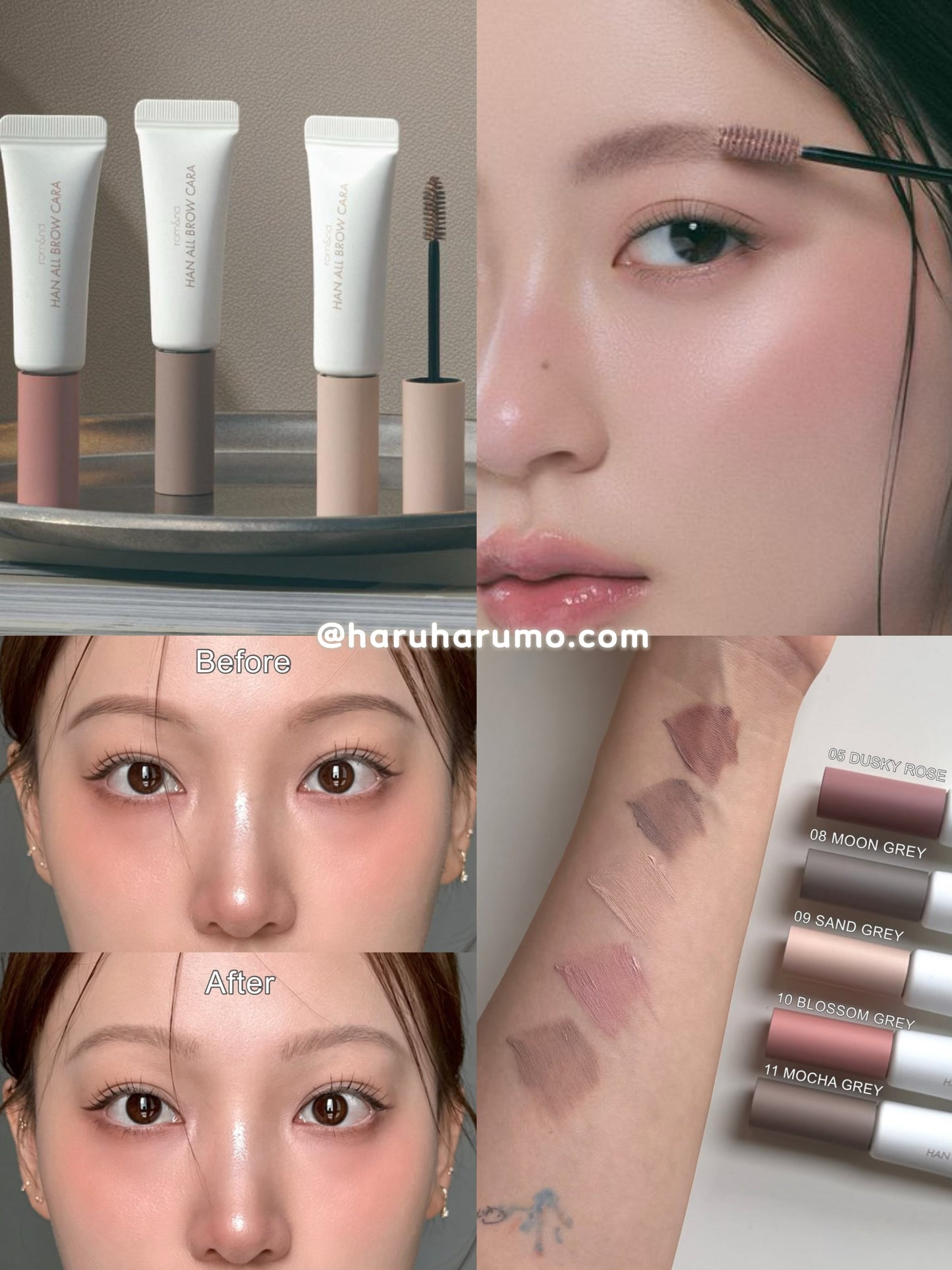 Romand 🤍 持久防水染眉膏✨