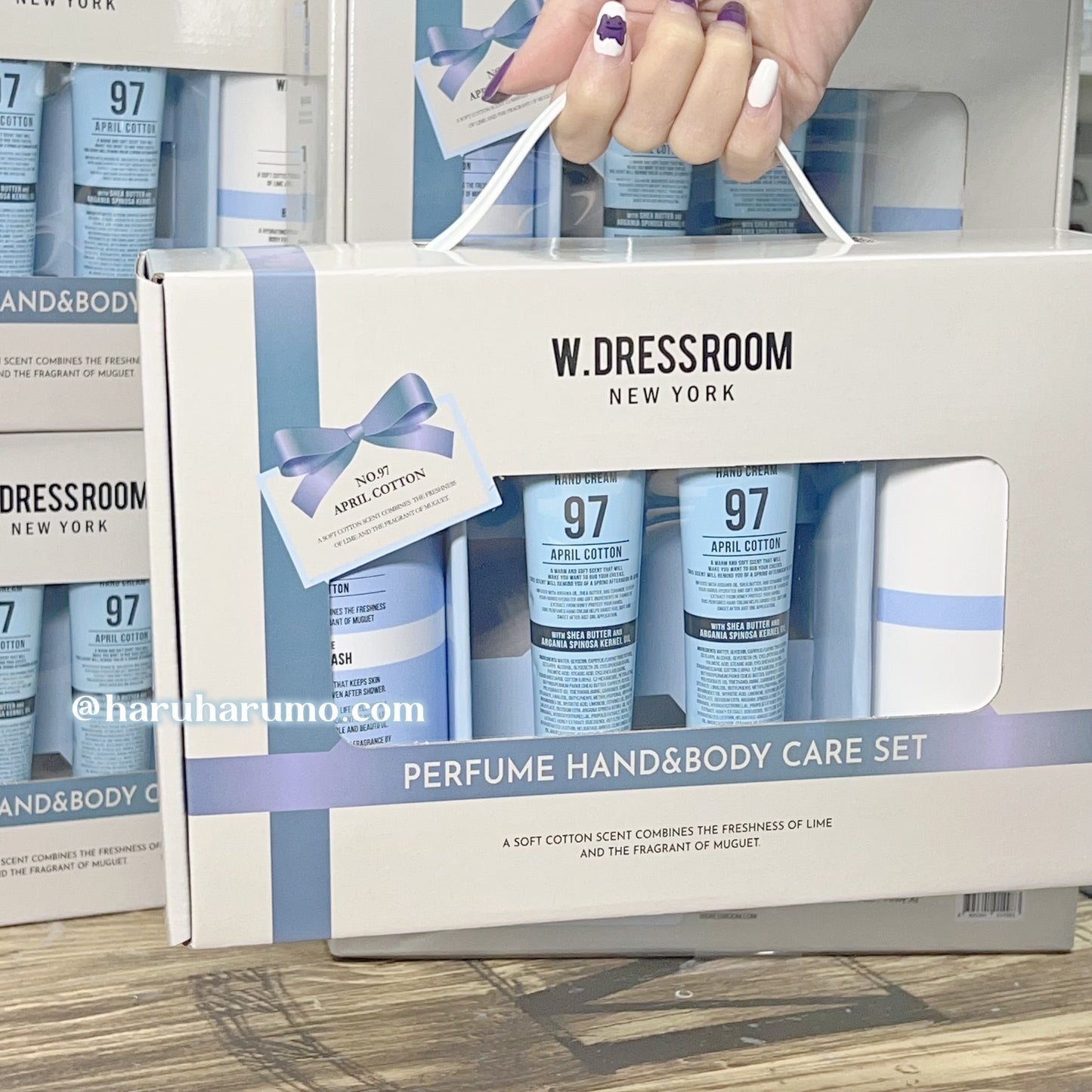 W.dressroom ☁️ April Cotton♡四月棉香氛護膚套裝