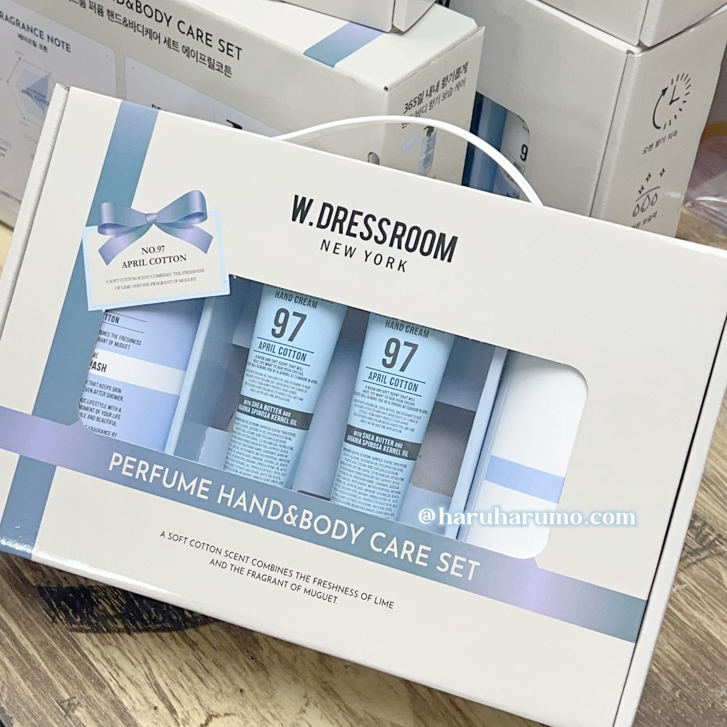 W.dressroom ☁️ April Cotton♡四月棉香氛護膚套裝