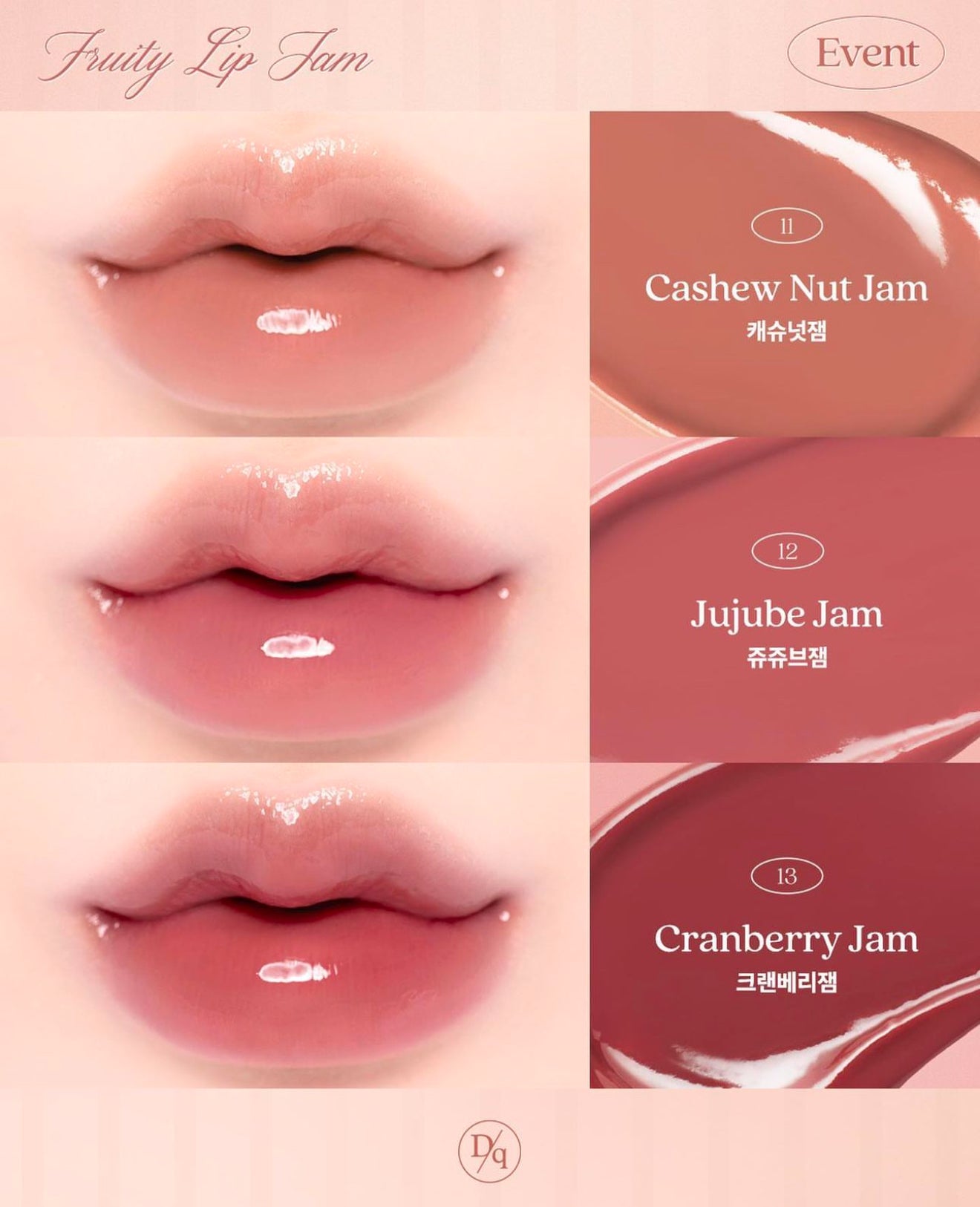 Dasique ๐ Fruity Lip Jam ๆๅๅ่โจ