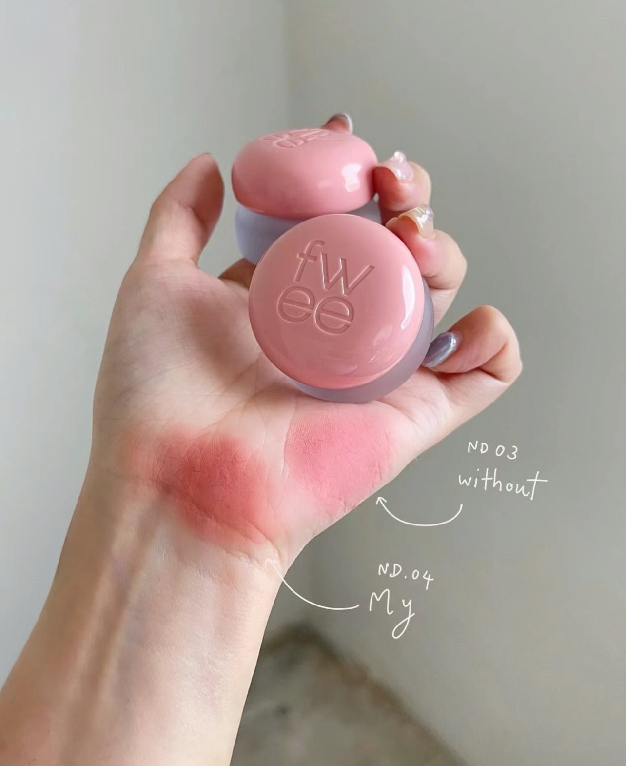 Fwee💗 柔霧布丁唇頰兩用霜