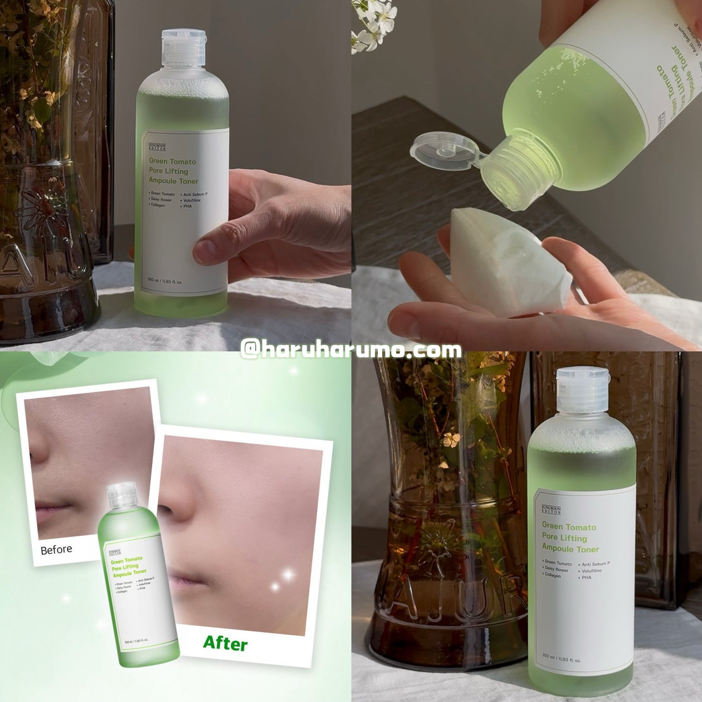 SUNGBOON EDITOR 🍅💦 綠番茄零毛孔緊致爽膚水