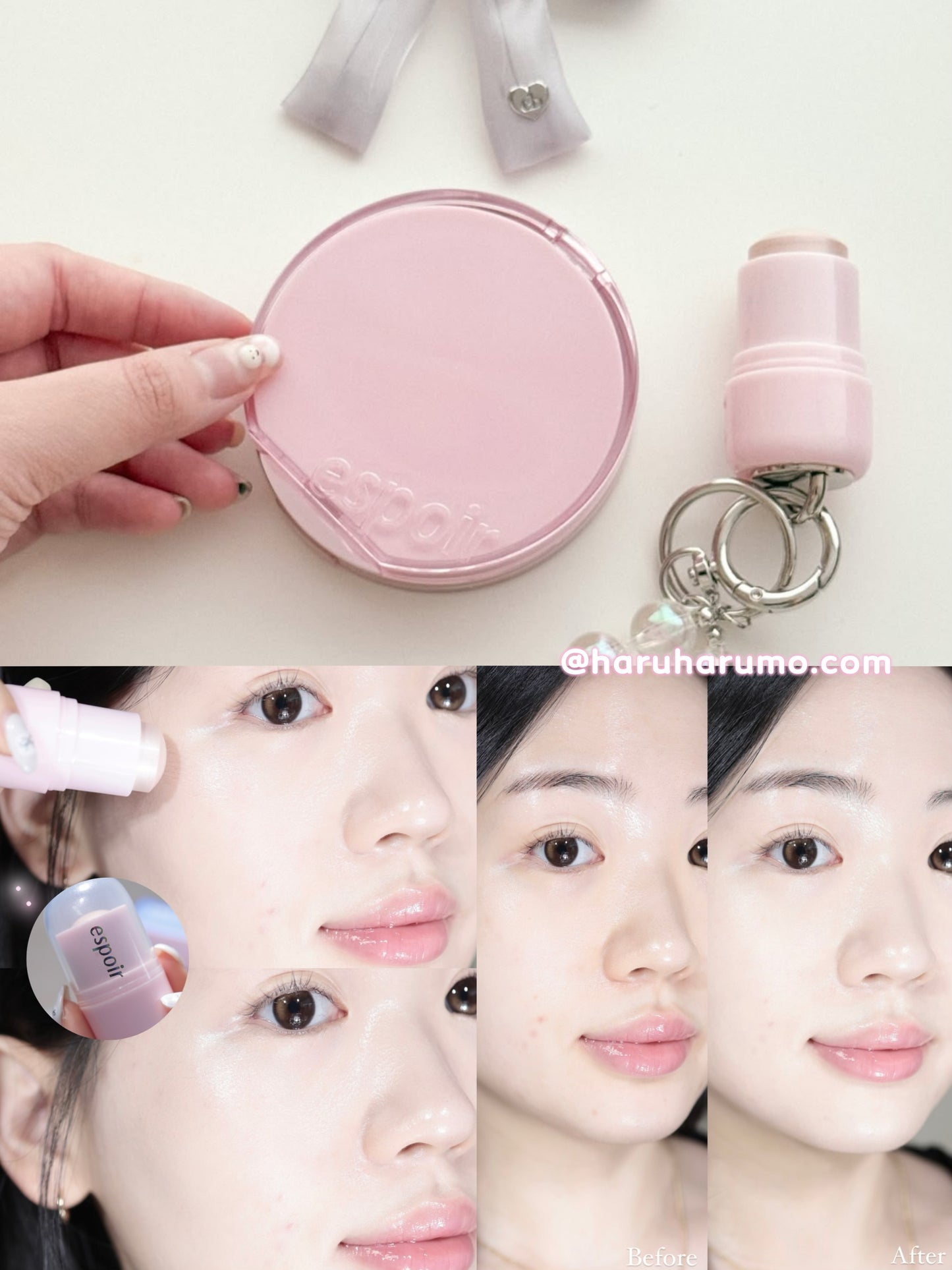 espoir 💖 持久輕盈水光保濕氣墊