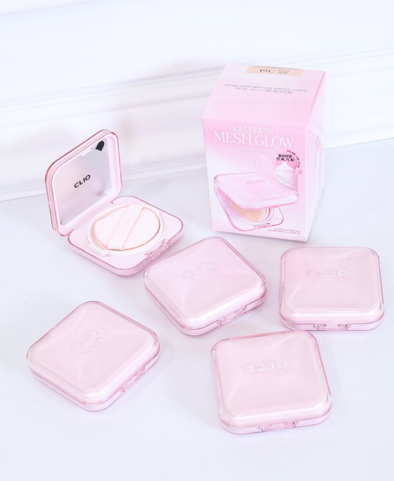 CLIO✨全新升級𝐌𝐞𝐬𝐡 𝐆𝐥𝐨𝐰水光遮瑕氣墊