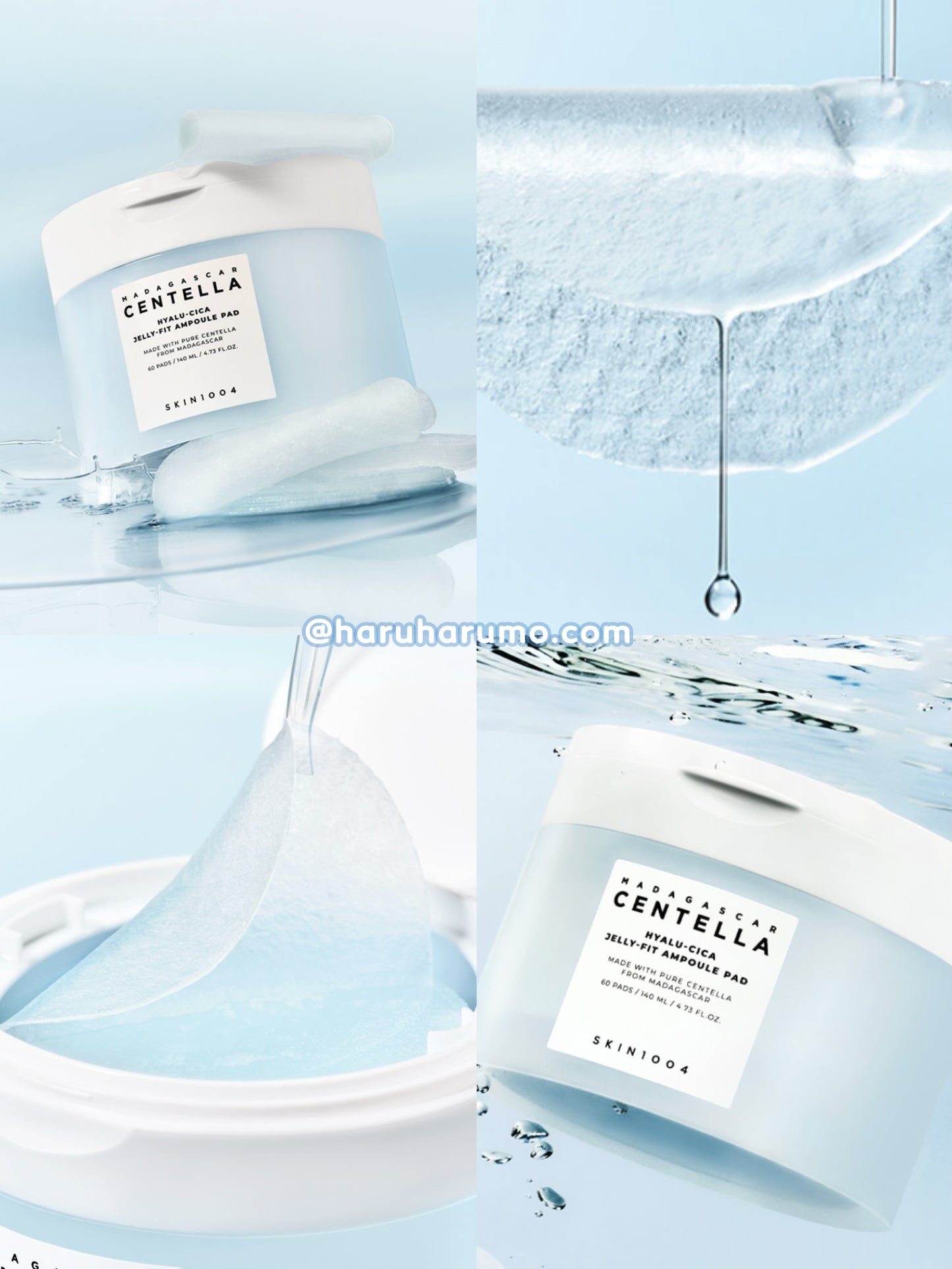 Skin1004 💎 積雪草8重玻尿酸保濕精華棉片✨