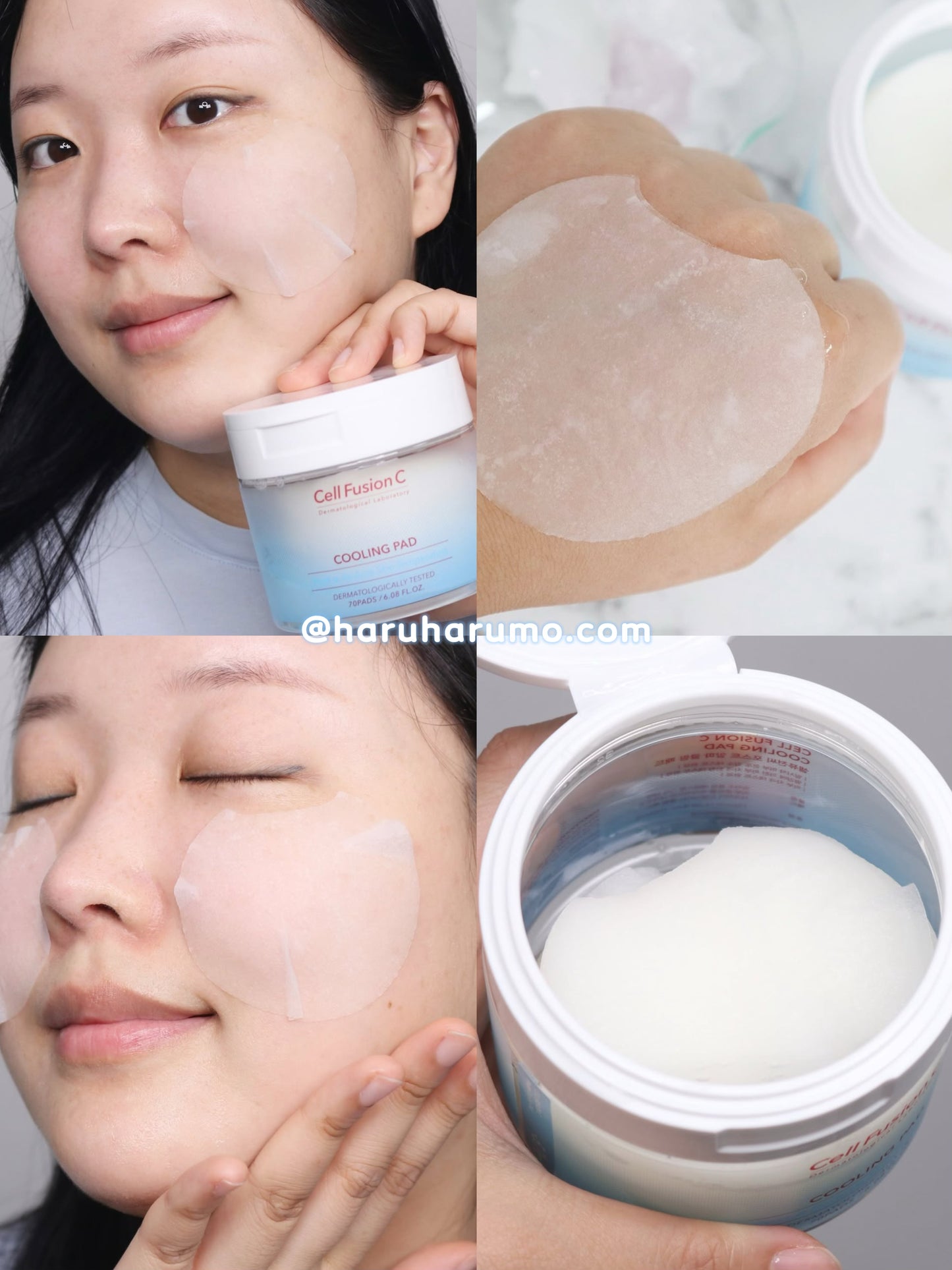 70片+70片|Cell Fusion C 🧊 冰川水降溫舒緩收毛孔棉片