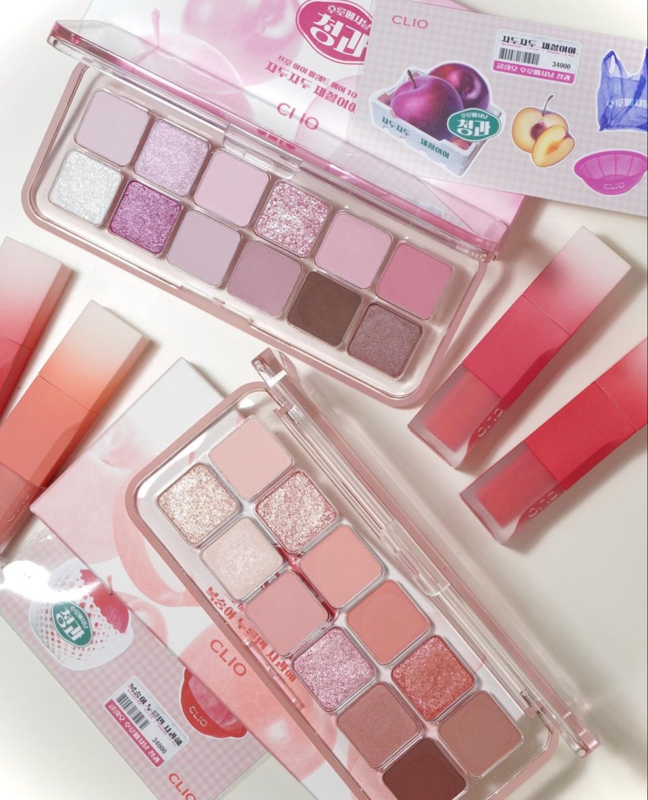 CLIO 💕十二色眼影盤✨Pro Eye Palette Air#果蔬系列