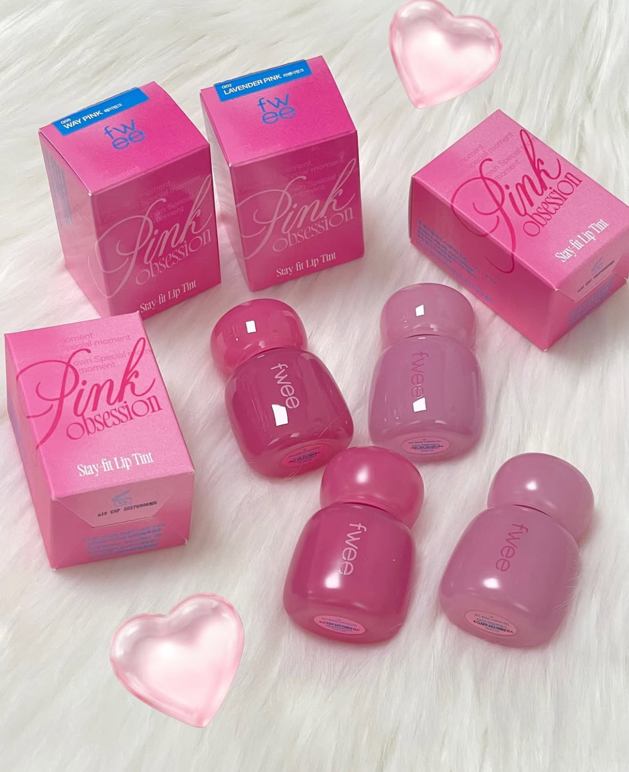 fwee 💗 粉色心動鎖色唇露 (半啞光/半水光) ✨