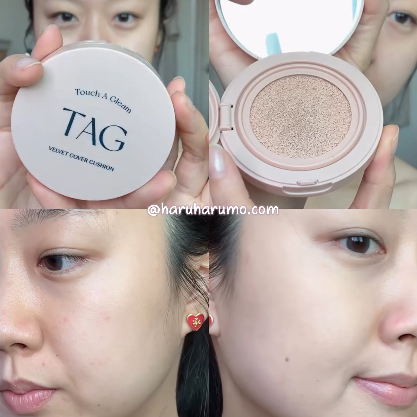 TAG 💗 天鵝絨半啞光遮瑕氣墊粉餅✨