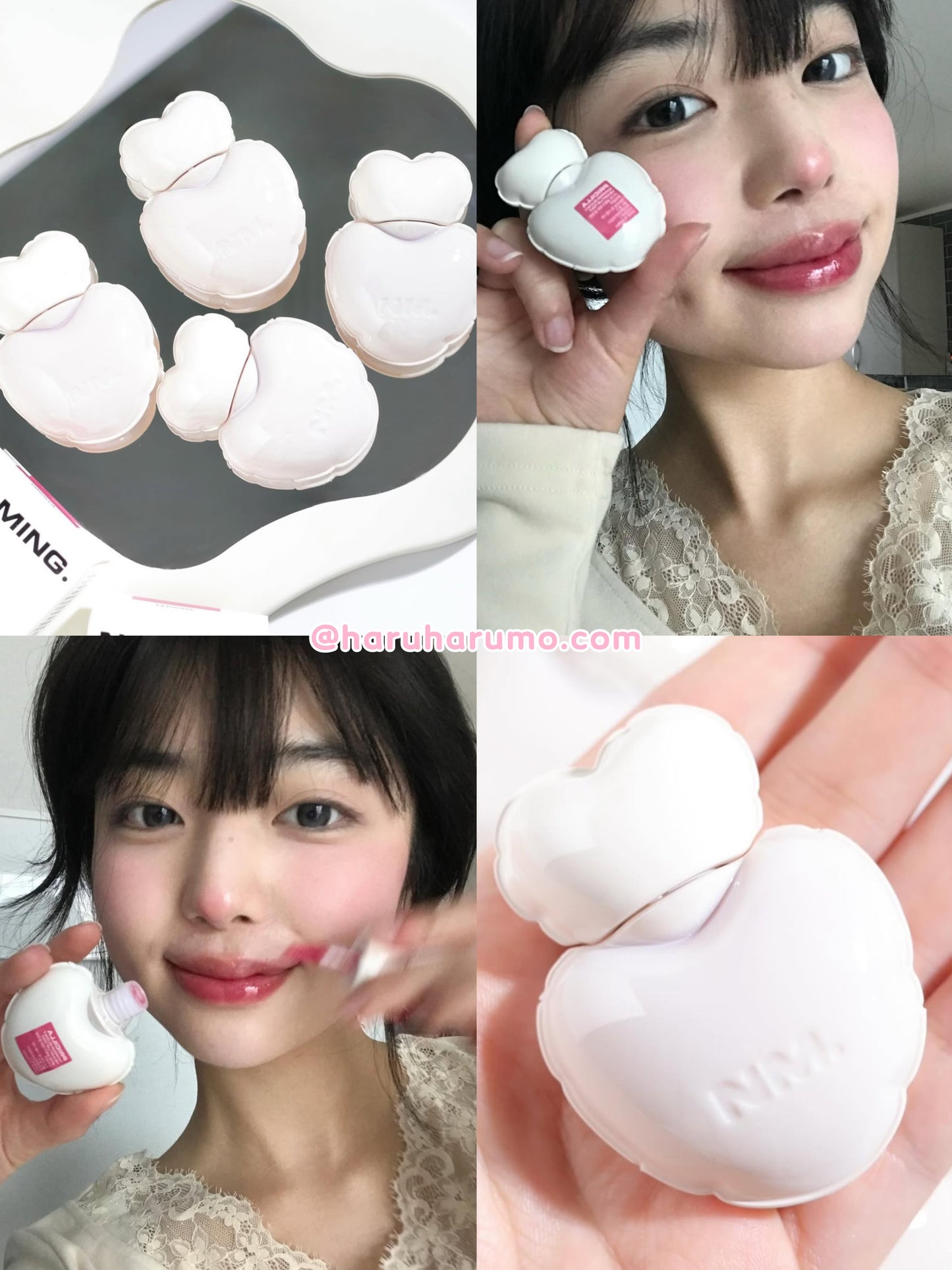 NAMING ✨GLOWY HEART LIP TINT 水光桃色唇釉 🍑