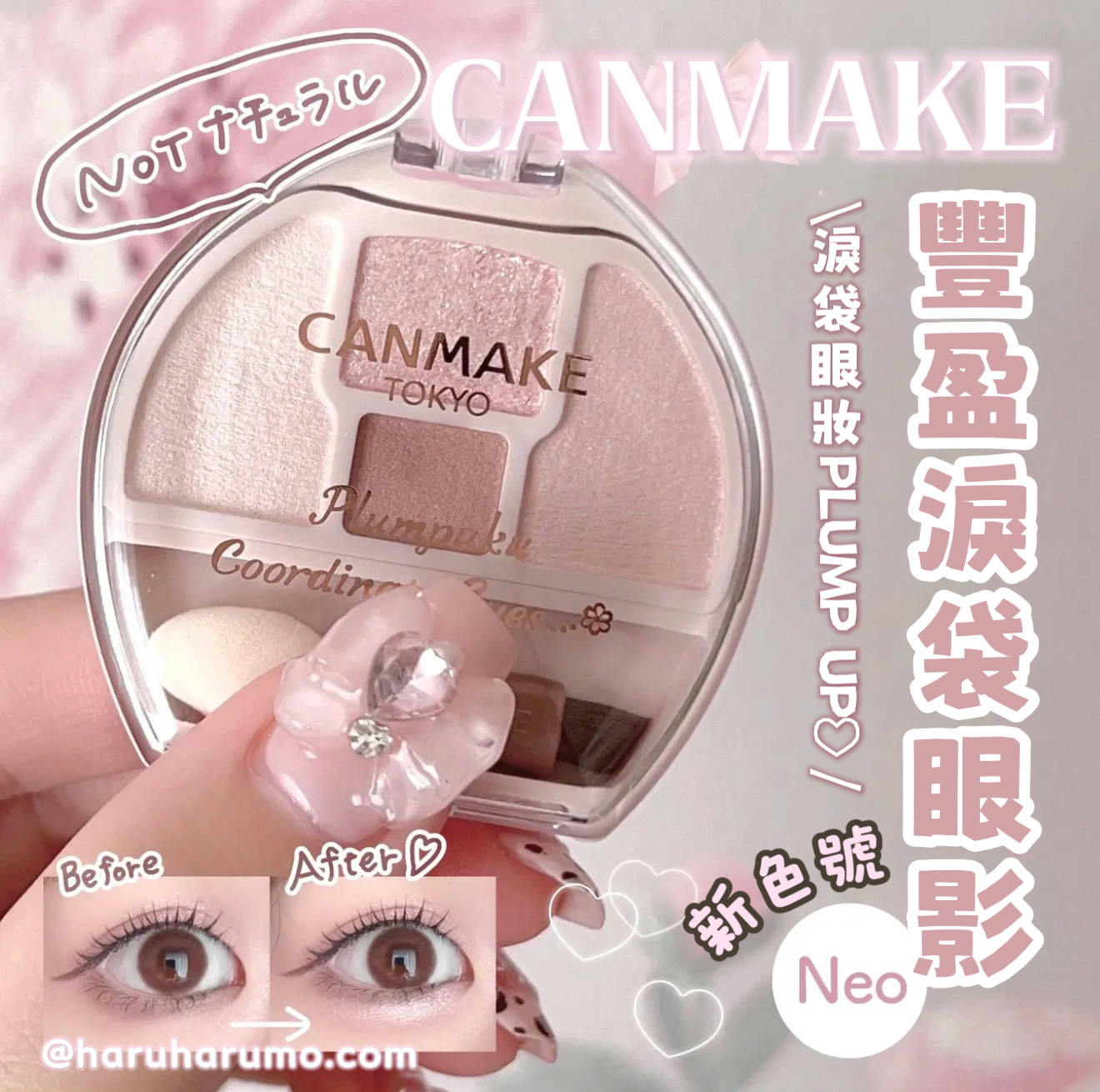 Canmake 💫 豐盈淚袋眼影盤 N01✨