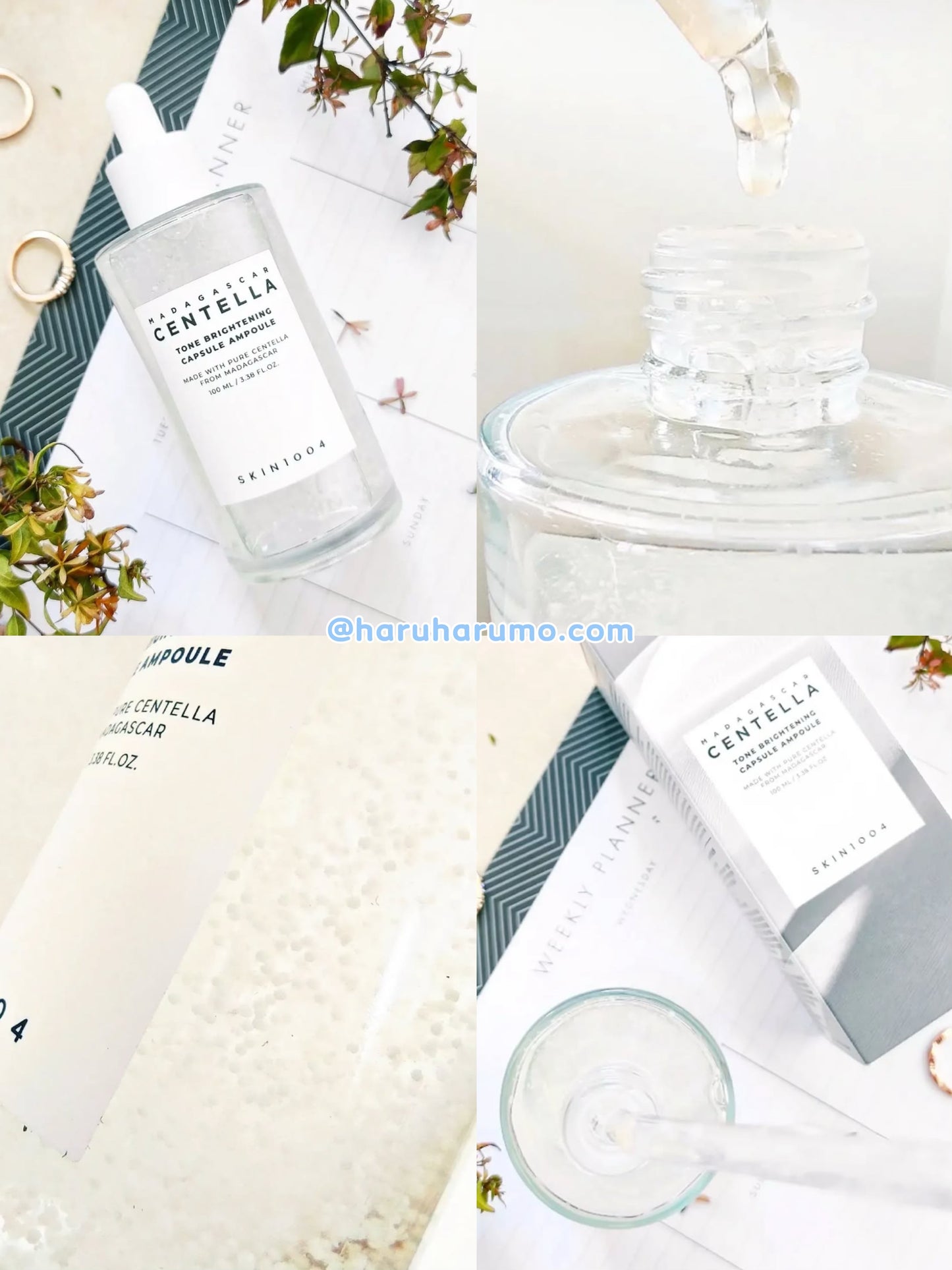 Skin1004 🌼 積雪草煥白光感凝珠安瓶精華✨