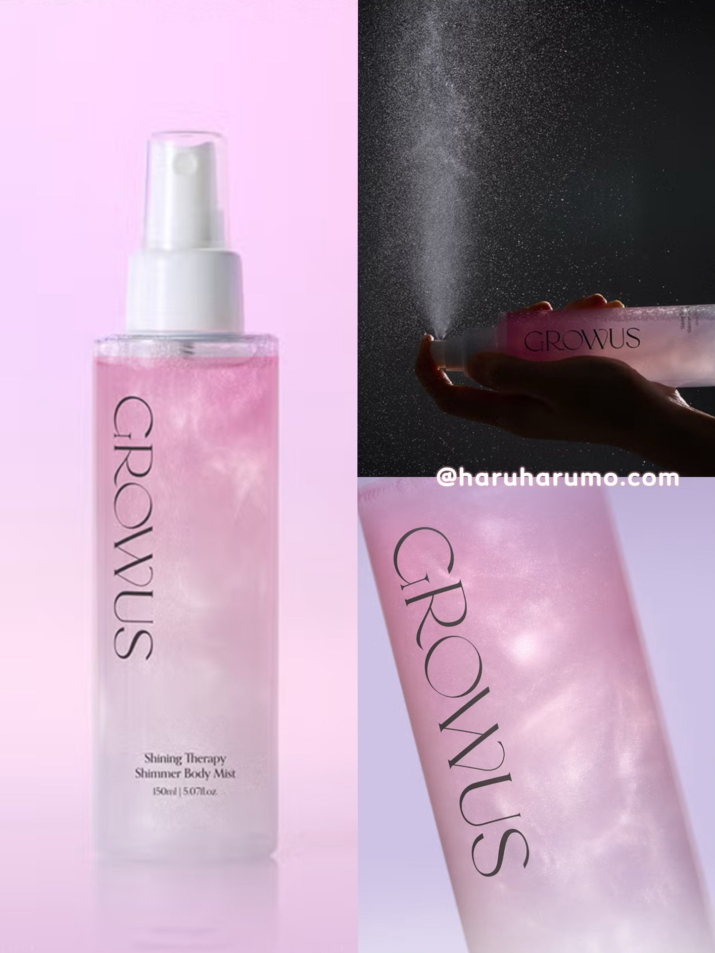 GROWUS 💖 香氛保濕身體噴霧✨