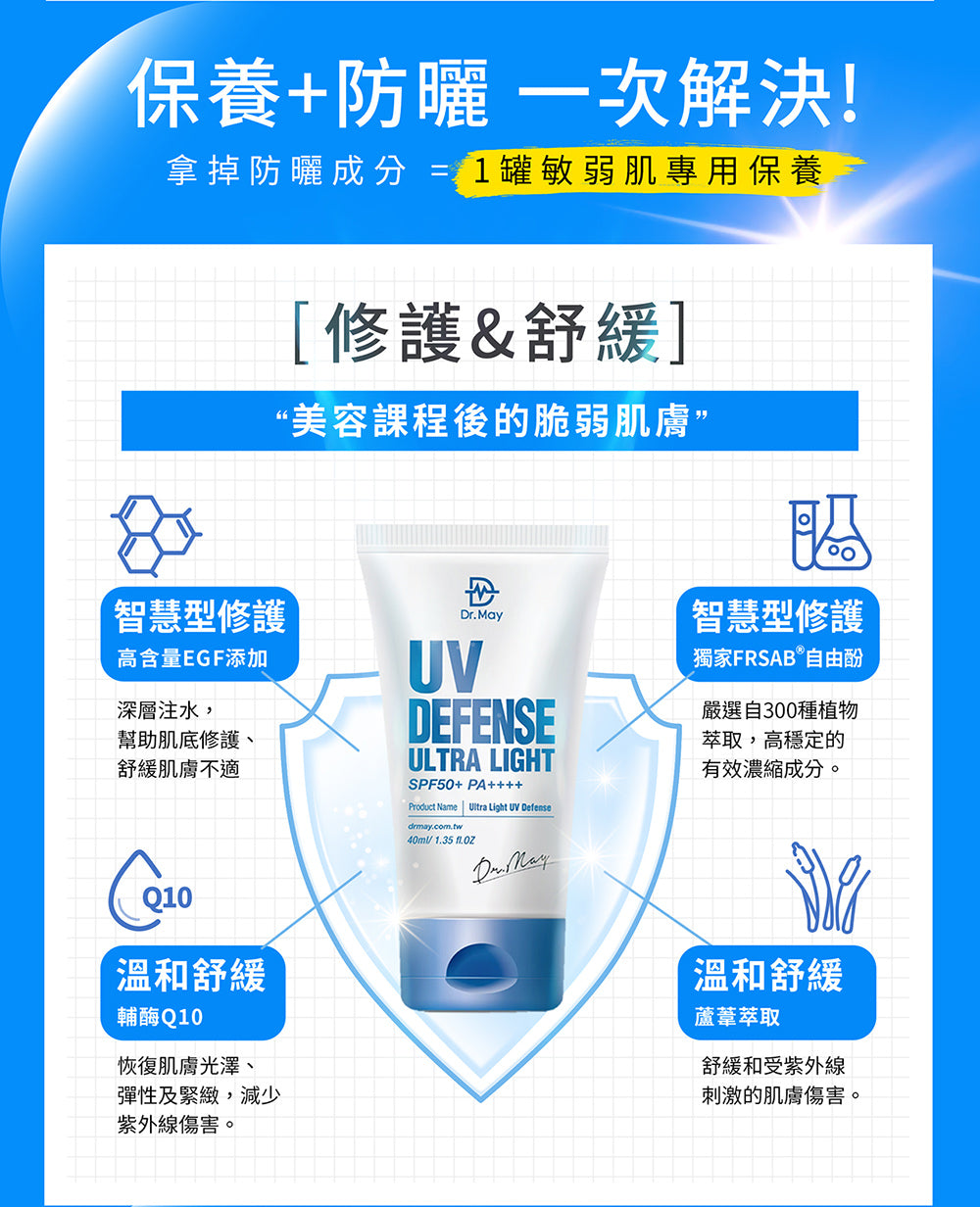 Dr.May 🪐專業嗝離清爽防曬乳✨
