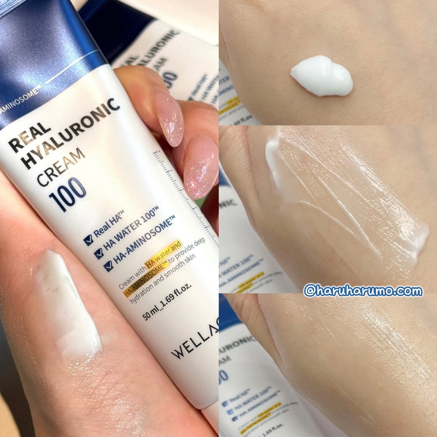 1+1|Wellage x 土豆熊💧 100%高純度透明質酸保濕面霜🌟