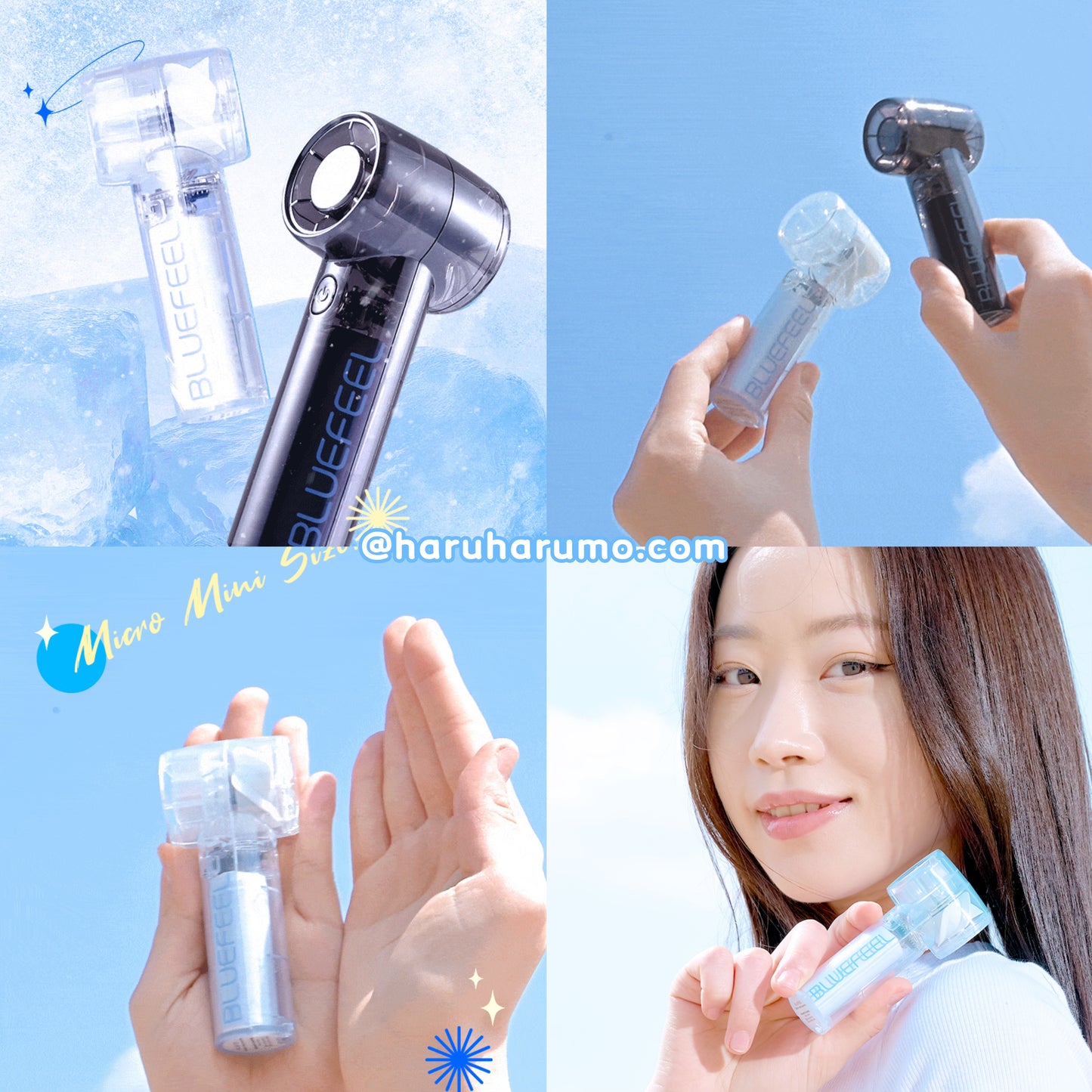 \韓國熱賣!/ Bluefeel 💙便攜式極輕極細小冰風扇