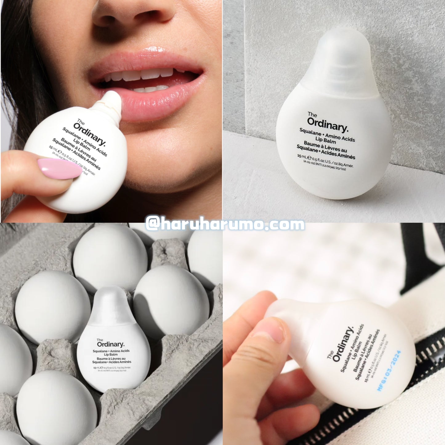 The Ordinary 💙 角鯊烷氨基酸潤唇膏