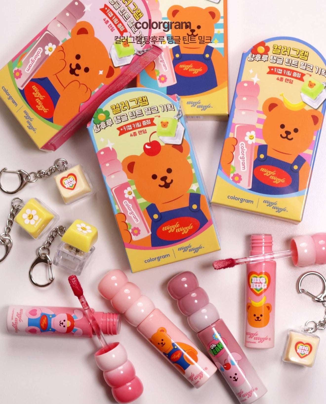 Colorgram x Wiggle Wiggle 🌼🐻 聯名限量✨果汁玻璃唇釉🌼🐻