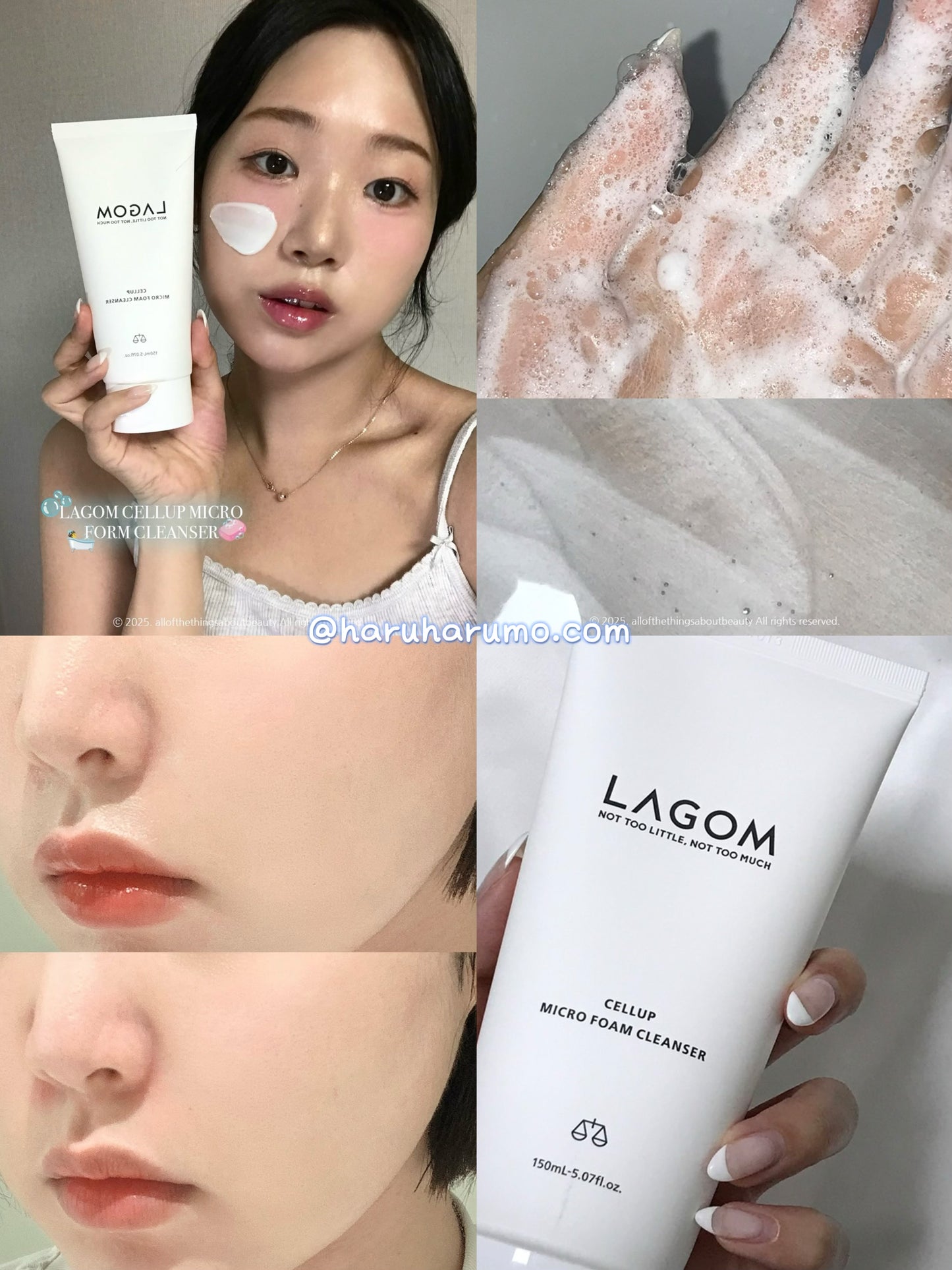LAGOM 💙深層保濕潔膚微米泡沫洗面奶 💦