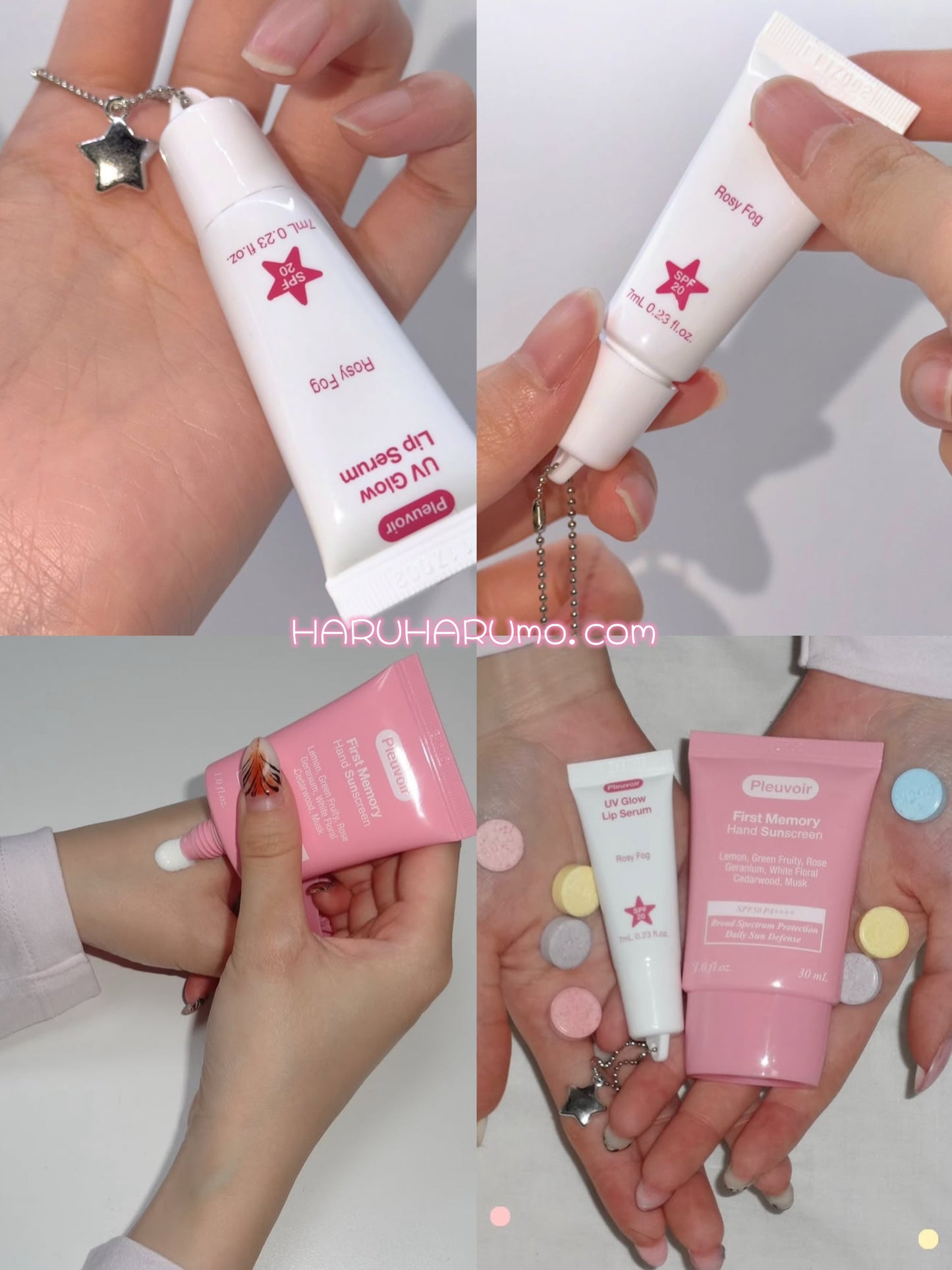 Pleuvoir 💖手部防曬+UV光澤唇部精華✨套裝