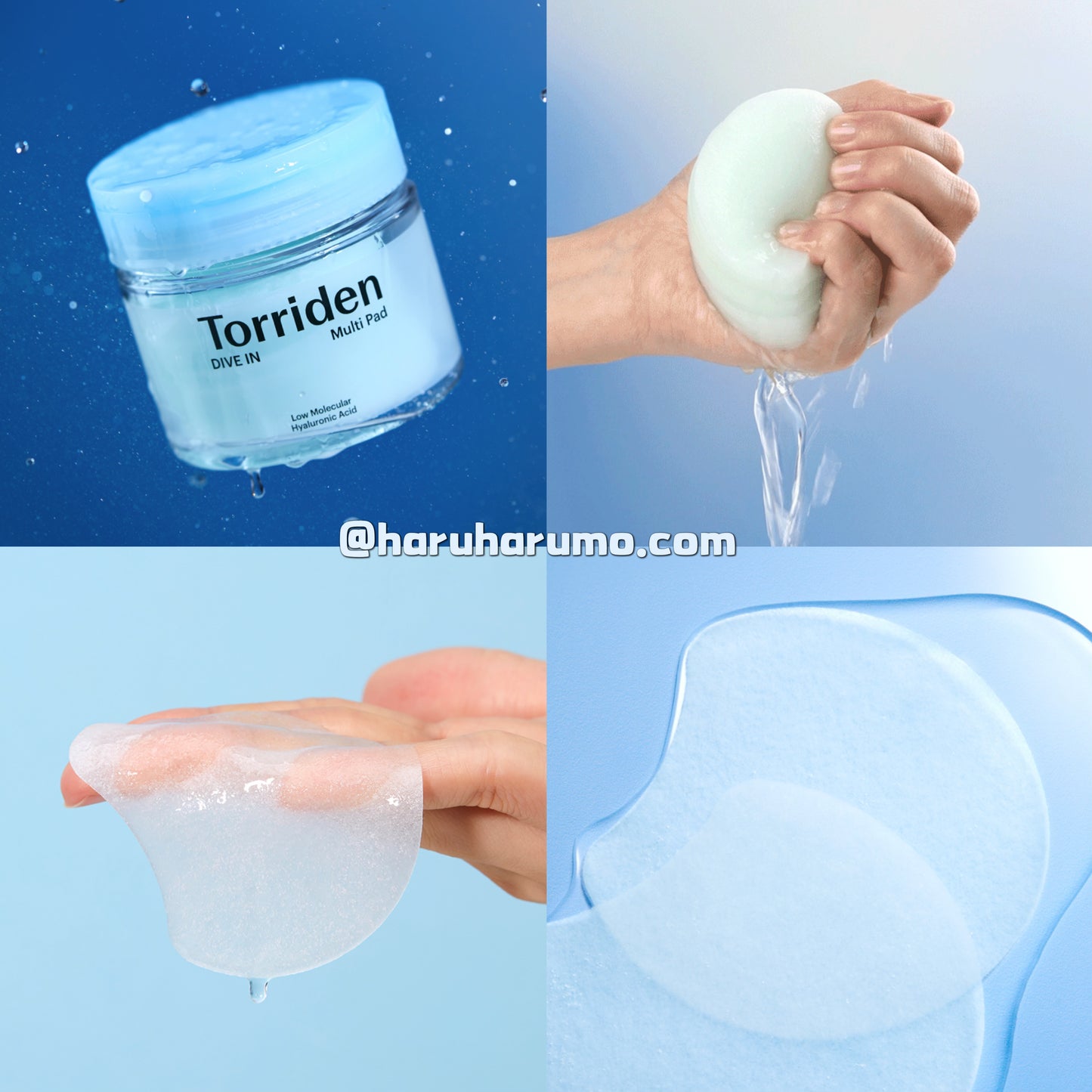 Torriden Dive-In 💙💚 修護爽膚棉片