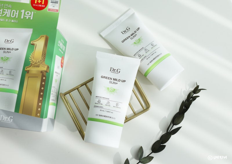 1+1 💚 DR.G 礦物高效防曬乳 ✨Green Mild Up Sun Cream