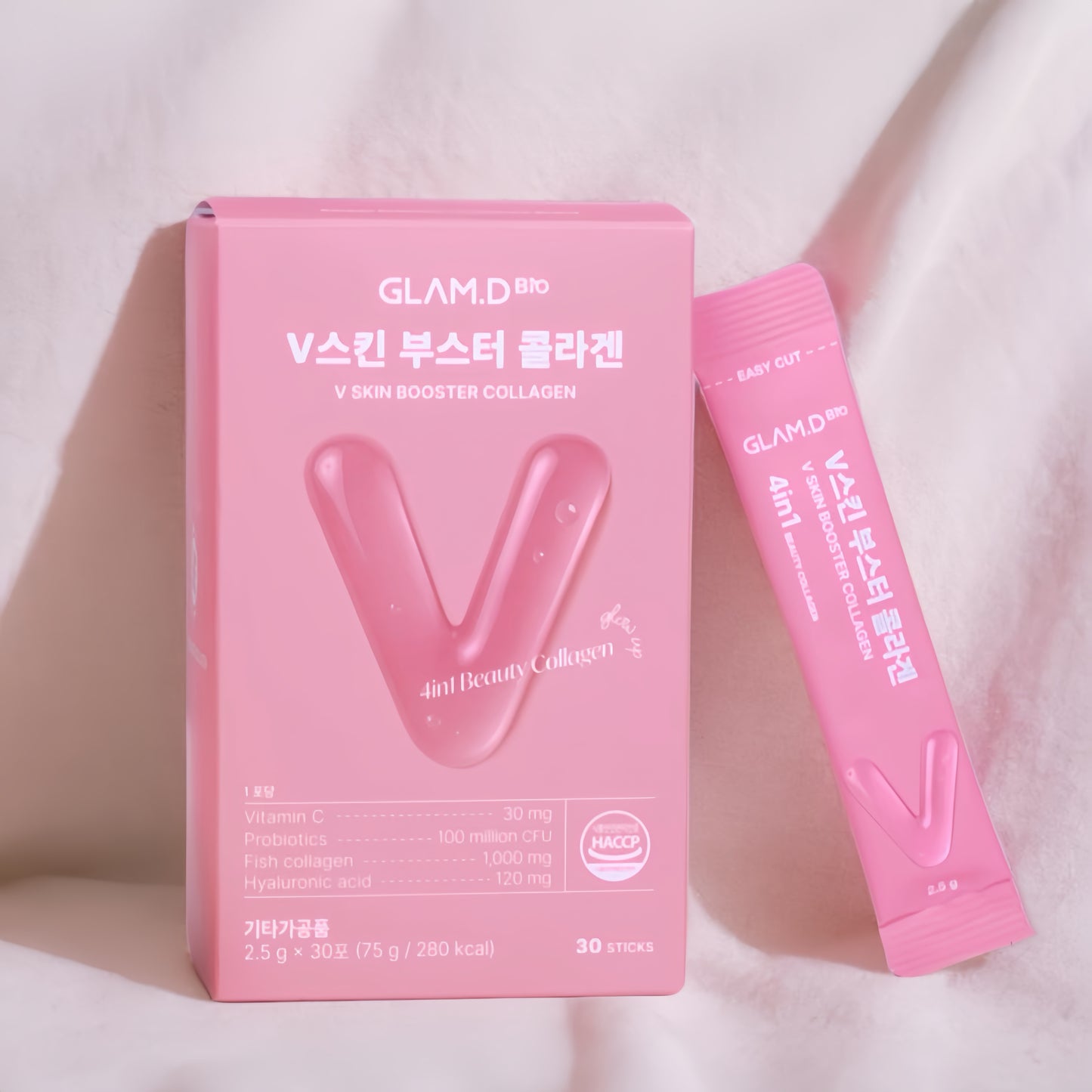 GlamD✨V臉緊致全效膠原粉💗4in1|由內而外引爆粉嫩潤澤肌
