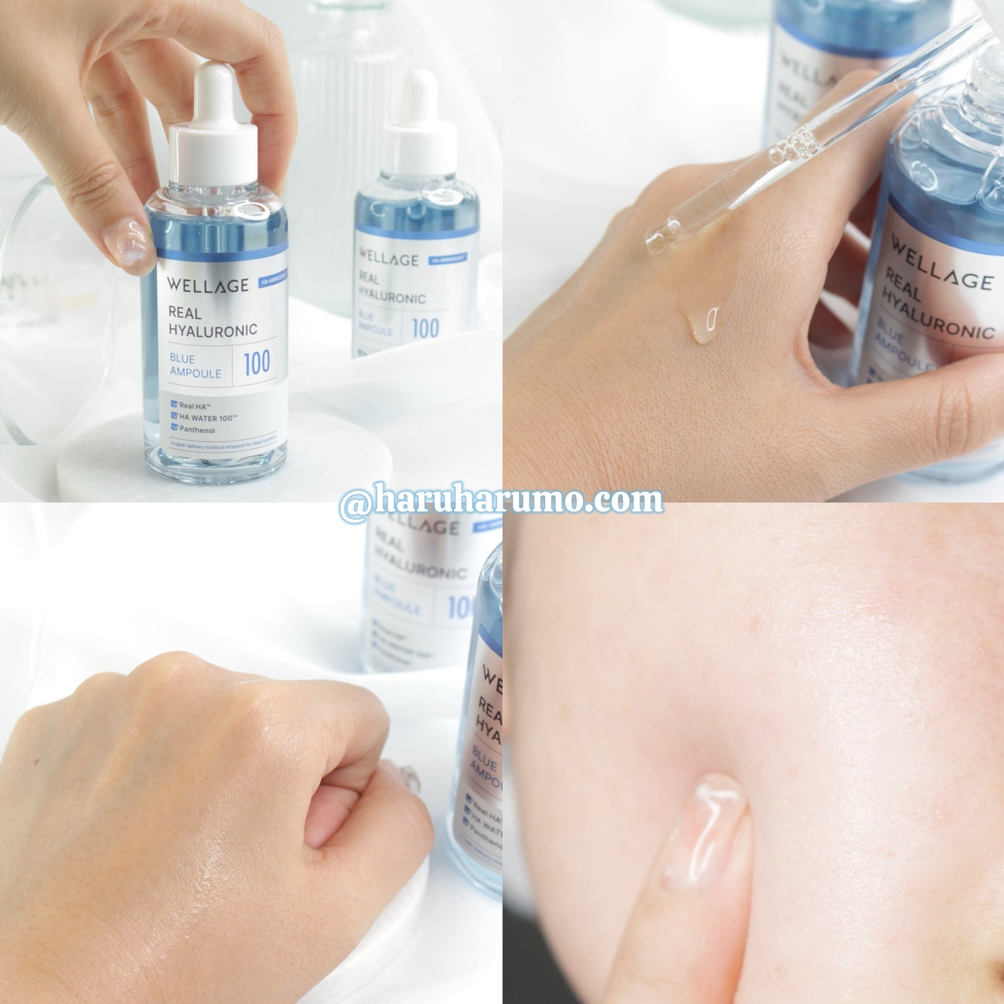 送化妝包+20ml面霜|Wellagex土豆熊💙100%純透明質酸保濕精華