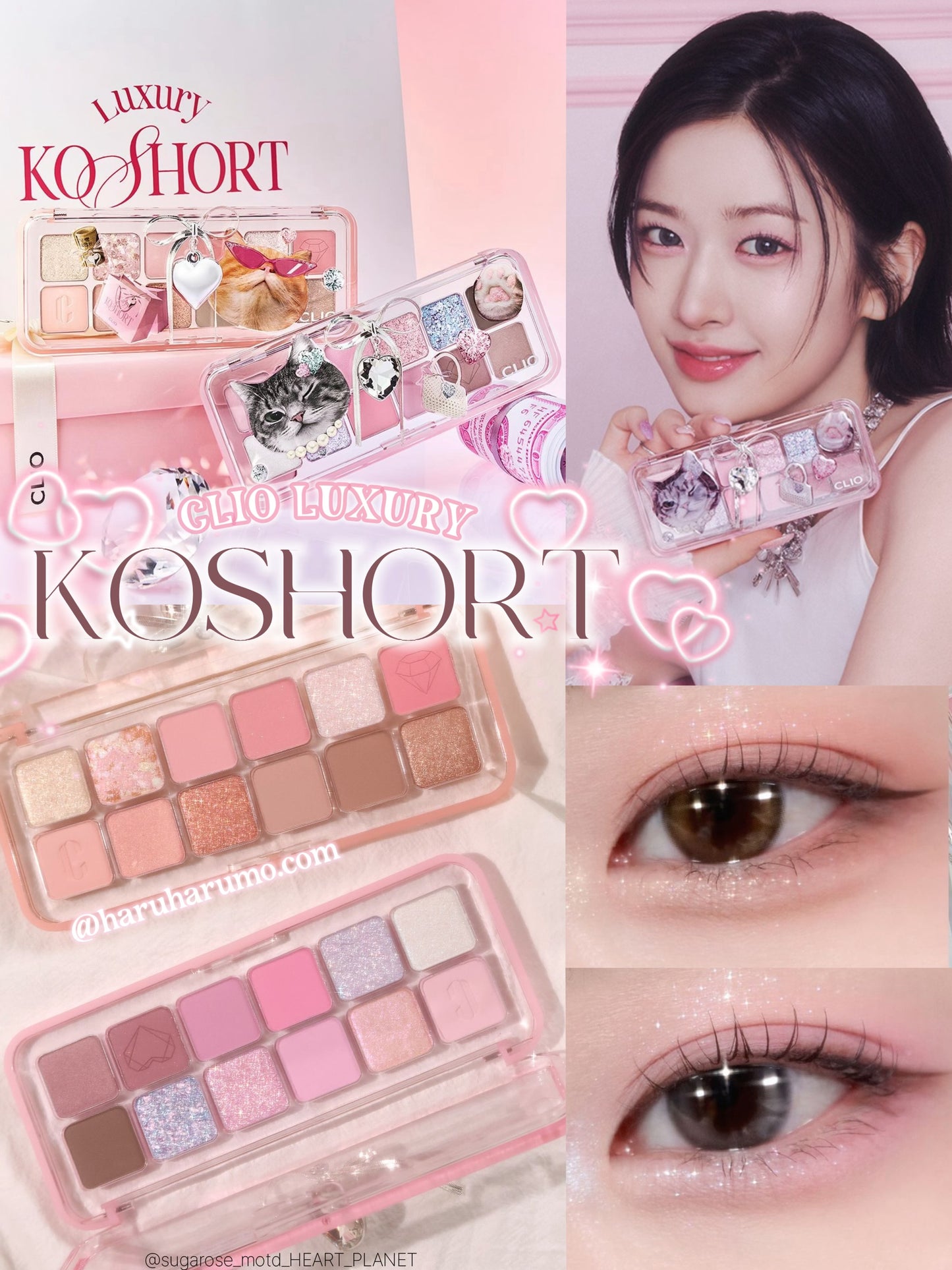 CLIO 🐈 KOSHORT貓咪限定12色眼影