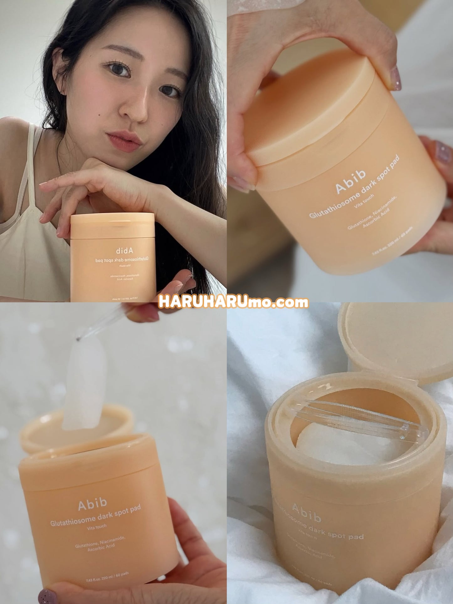 Abib 🧡 穀胱甘肽淡斑提亮維C美白爽膚棉片 ✨
