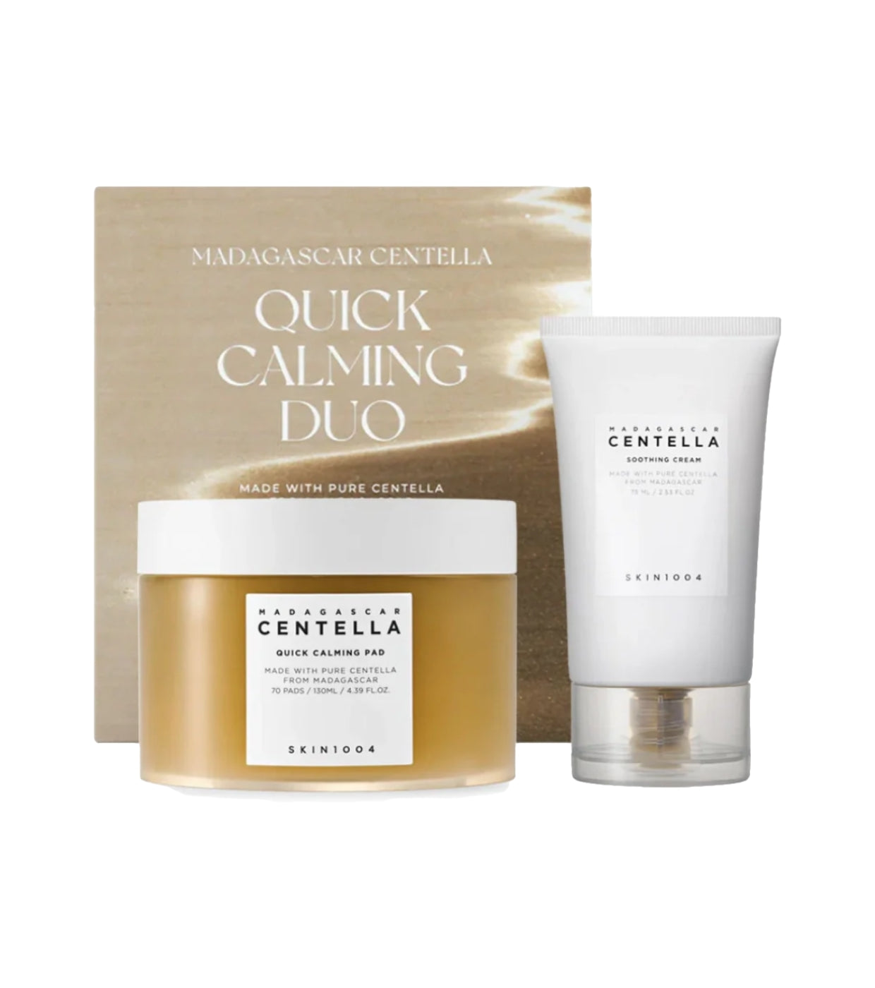 SKIN1004 🌿 馬達加斯加積雪草快效舒緩雙效組