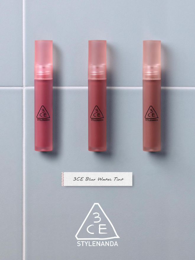 送mini tint｜3CE 💖 Blur Water Tint 水霧唇釉